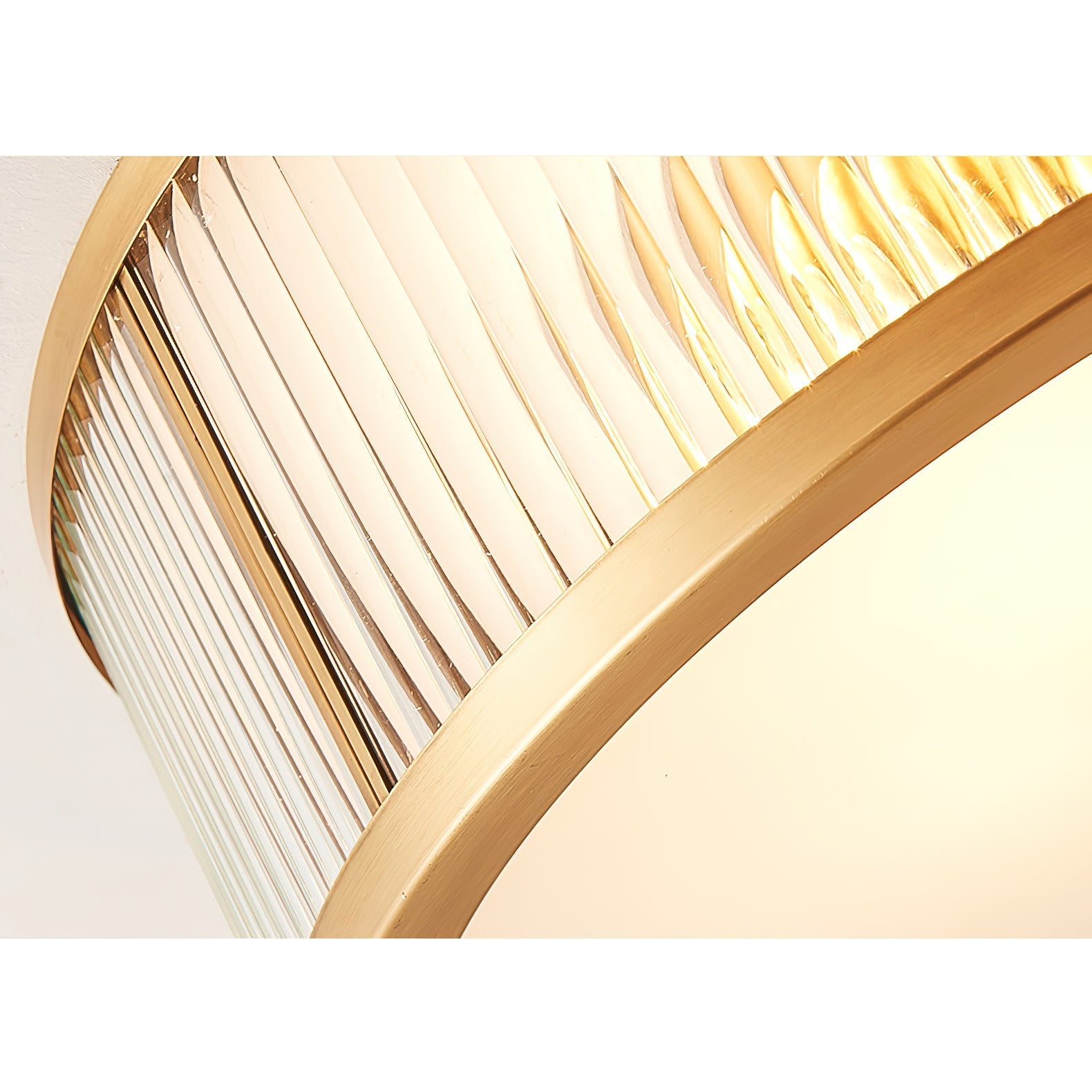 Avvynila Modern Minimalist Brass Glass CeIling Lamp - Letslighting