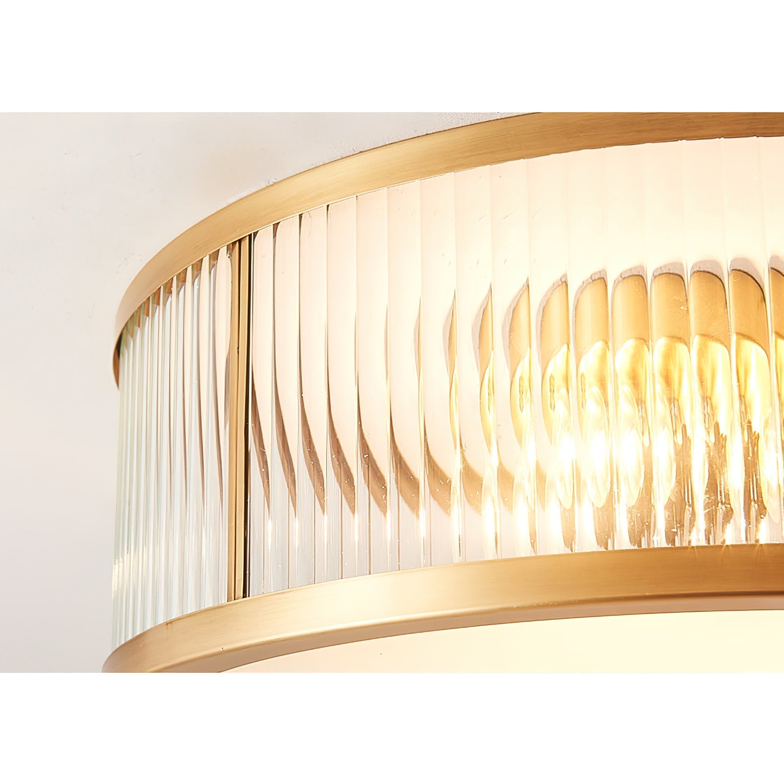 Avvynila Modern Minimalist Brass Glass CeIling Lamp - Letslighting