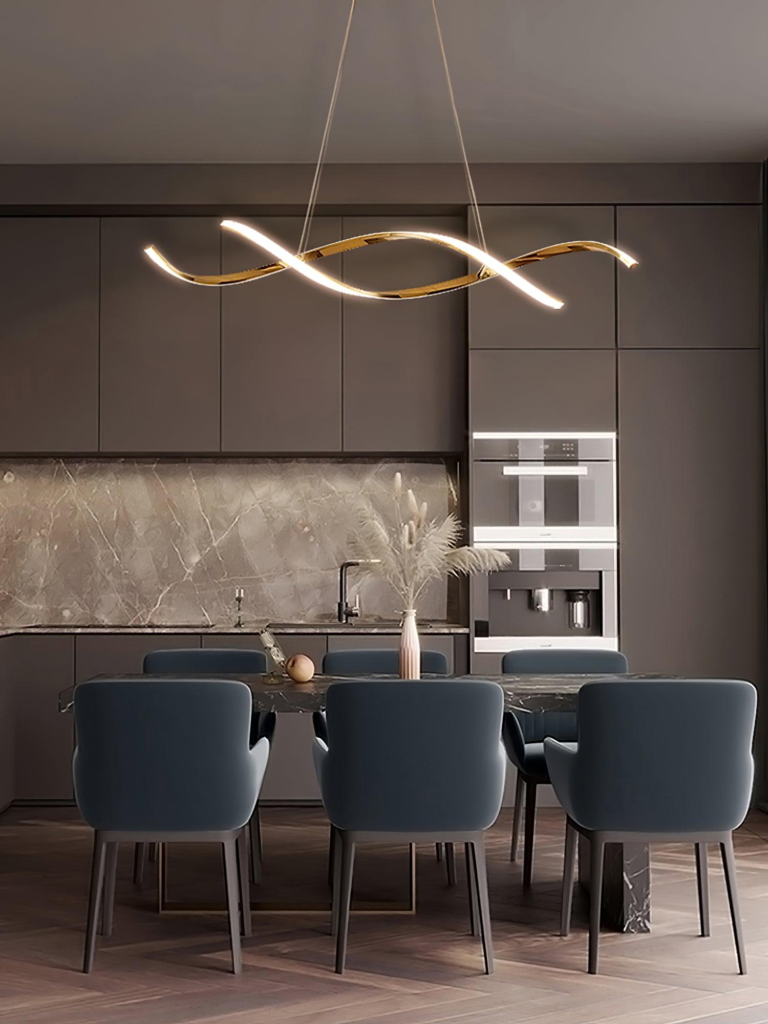 Wavora Gentle Waves Pendant Light - Letslighting