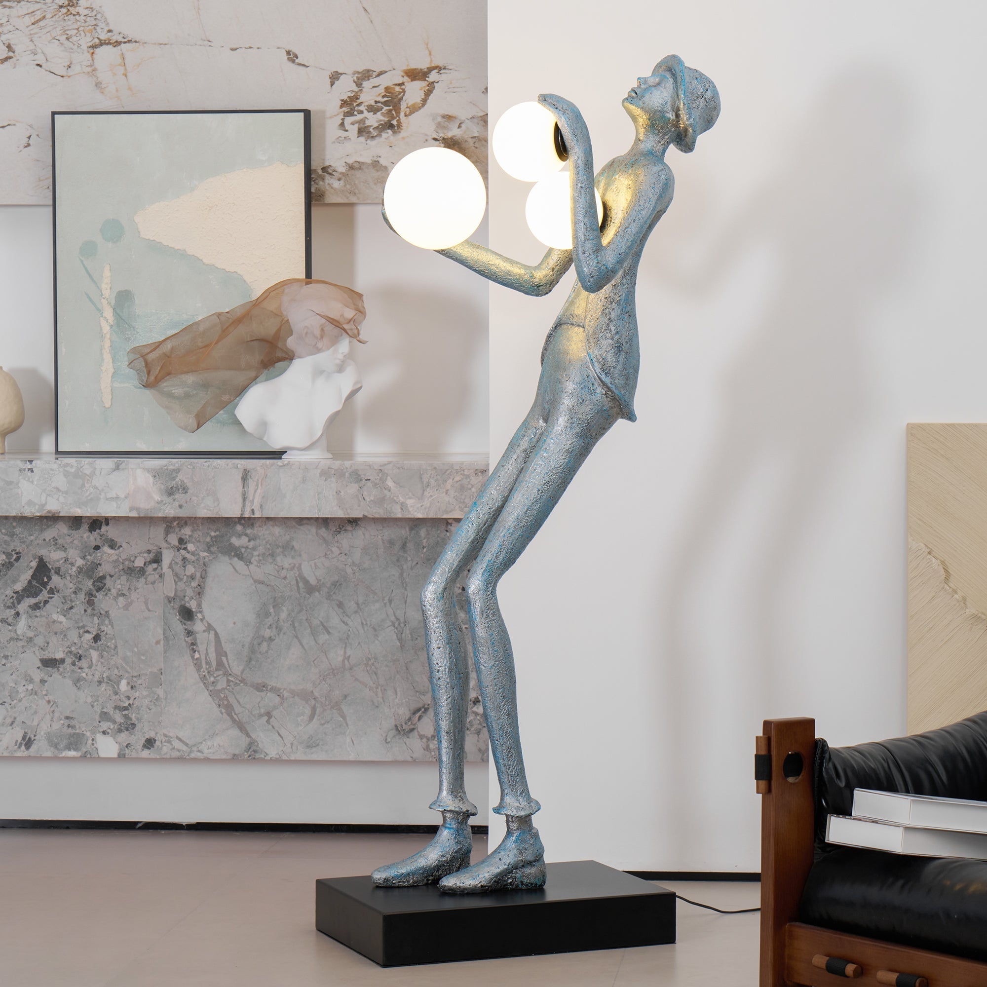 Evlirir Artistic Bronze Floor Lamp - Letslighting