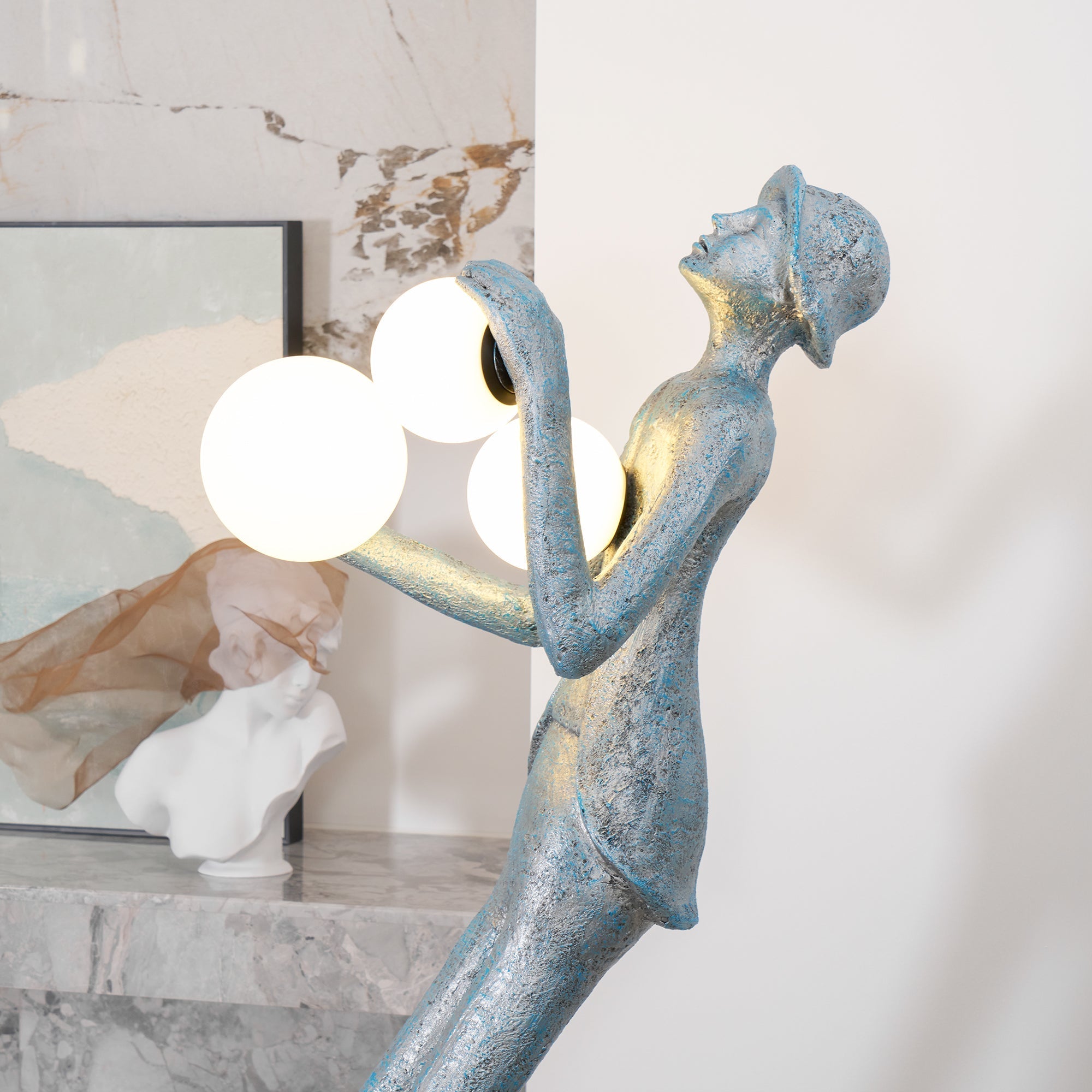 Evlirir Artistic Bronze Floor Lamp - Letslighting