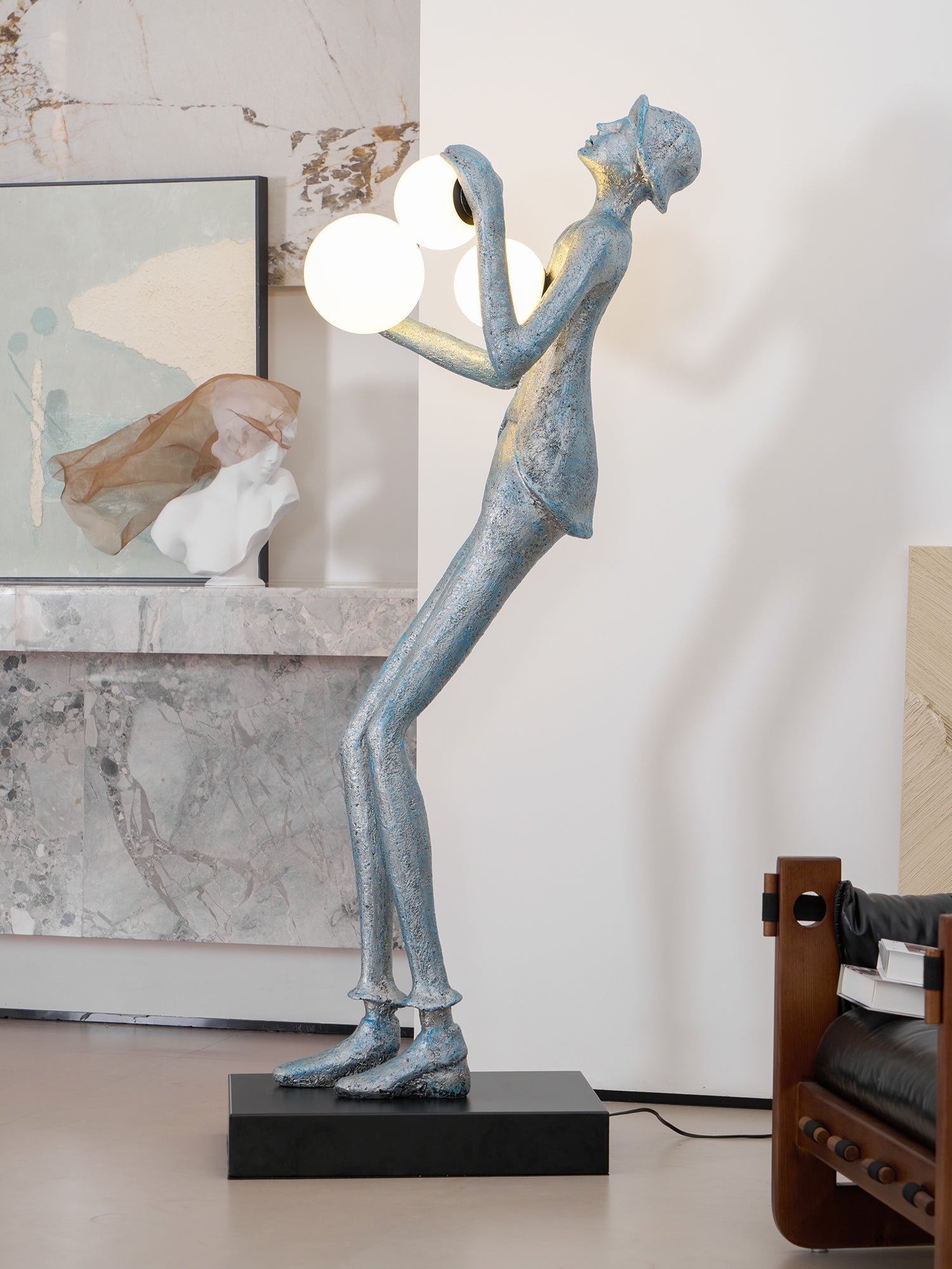 Evlirir Artistic Bronze Floor Lamp - Letslighting