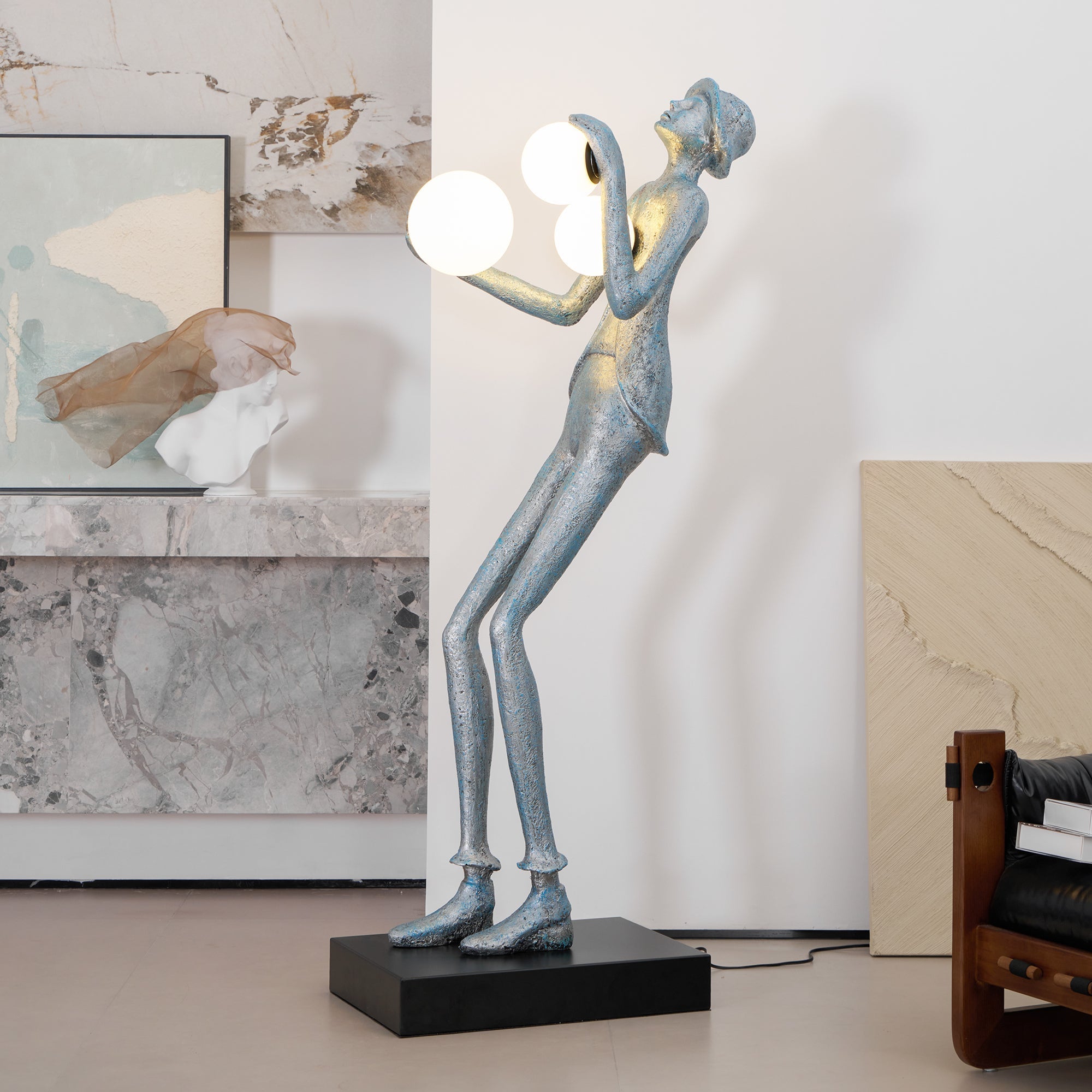 Evlirir Artistic Bronze Floor Lamp - Letslighting