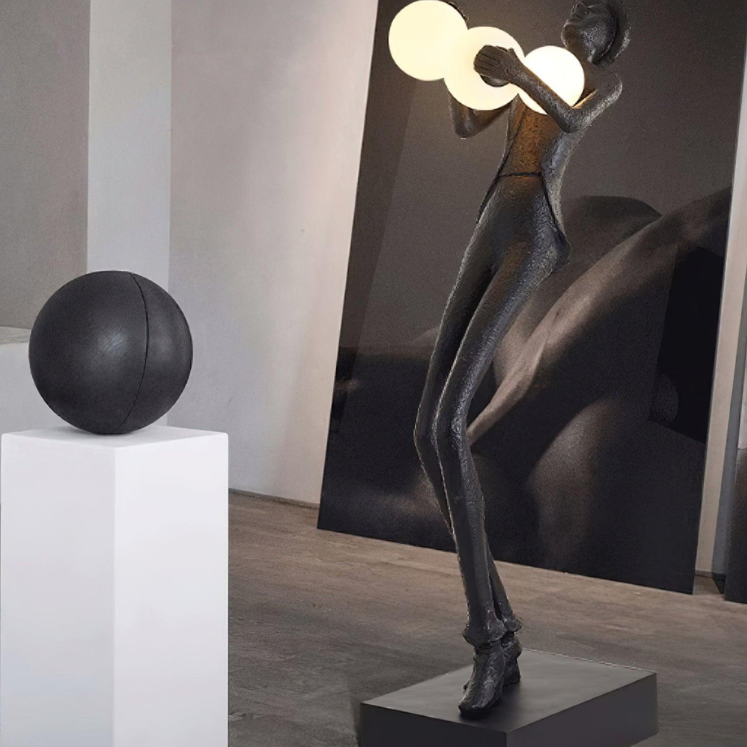 Evlirir Artistic Bronze Floor Lamp - Letslighting
