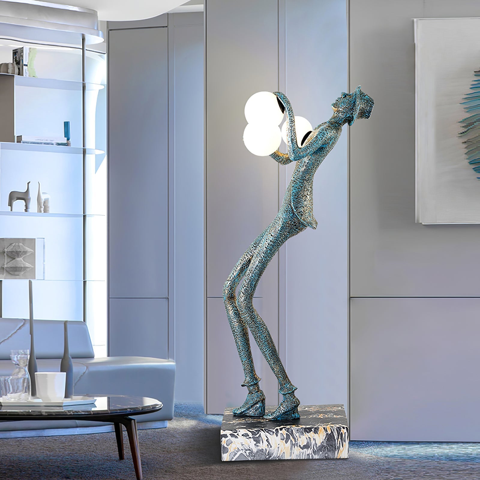 Evlirir Artistic Bronze Floor Lamp - Letslighting