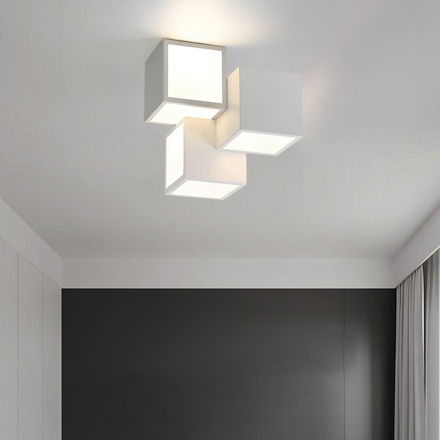 Evsilarae Modern Minimalist Geometric Ceiling Lamp - Letslighting