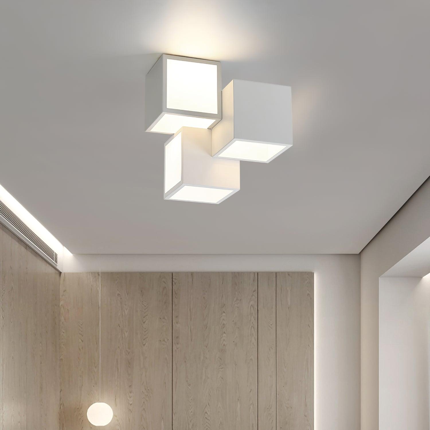 Evsilarae Modern Minimalist Geometric Ceiling Lamp - Letslighting