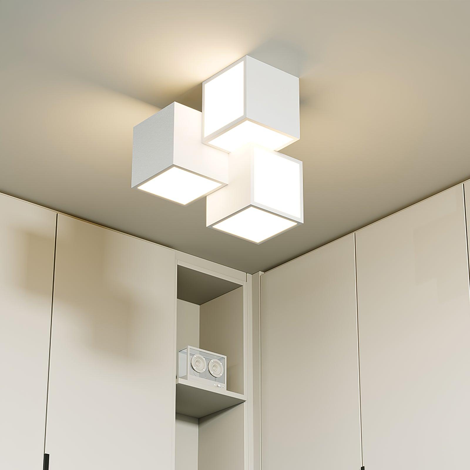 Evsilarae Modern Minimalist Geometric Ceiling Lamp - Letslighting