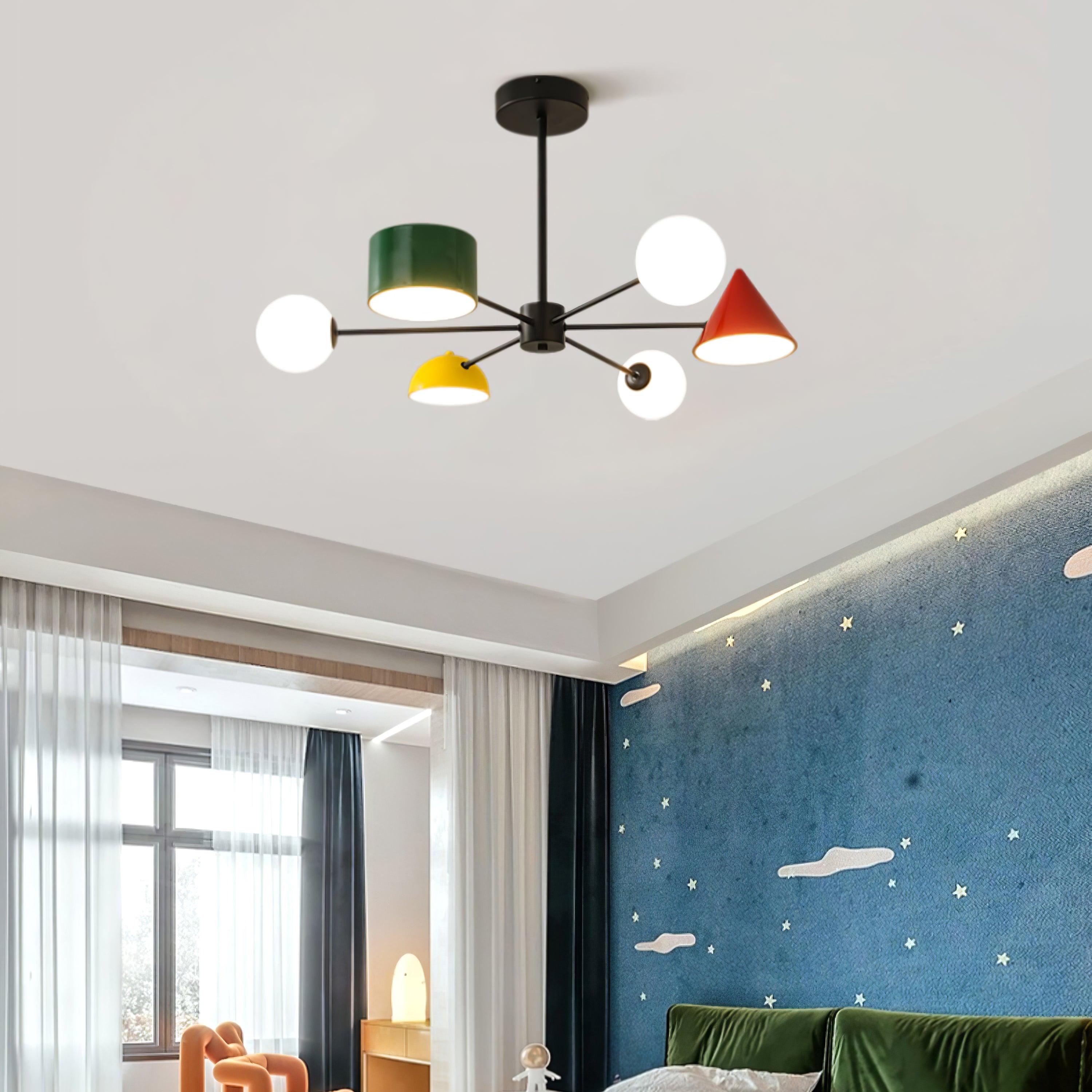 Geometry Play Series Colorful Ceiling Light - Letslighting