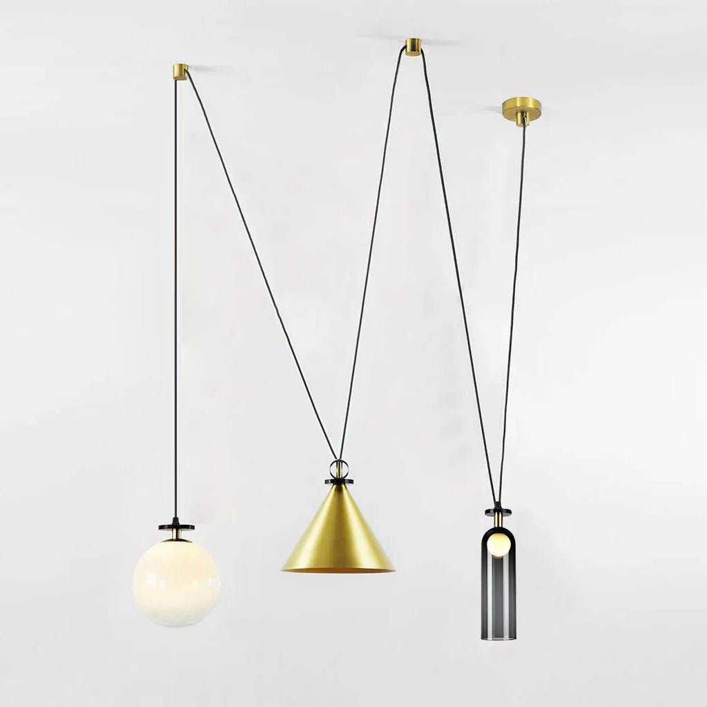 Lustra Chandelier Geometric Shape Art - Letslighting