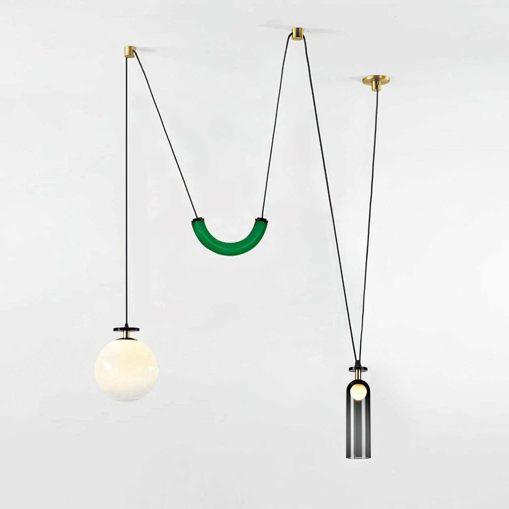 Lustra Chandelier Geometric Shape Art - Letslighting