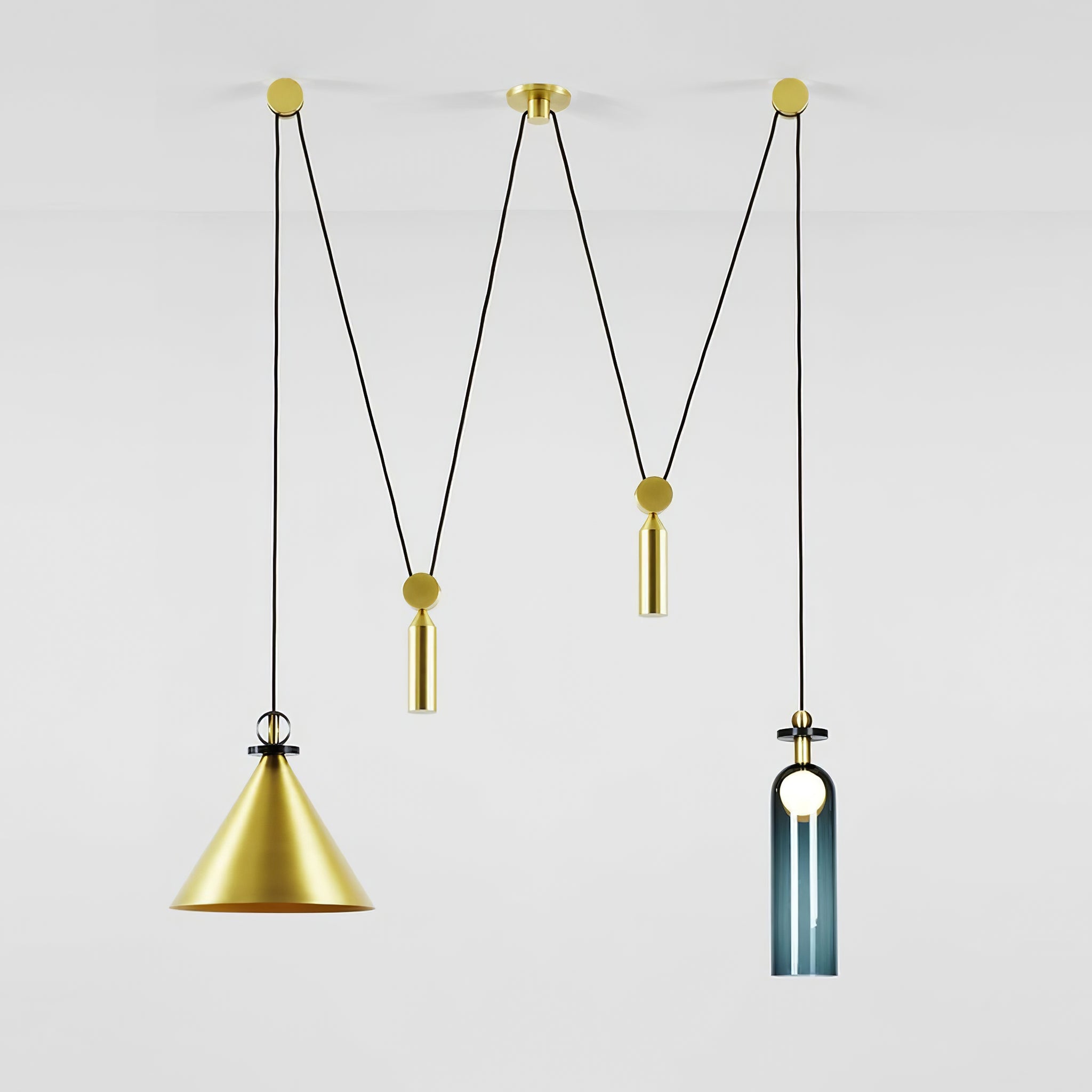 Lustra Chandelier Geometric Shape Art - Letslighting