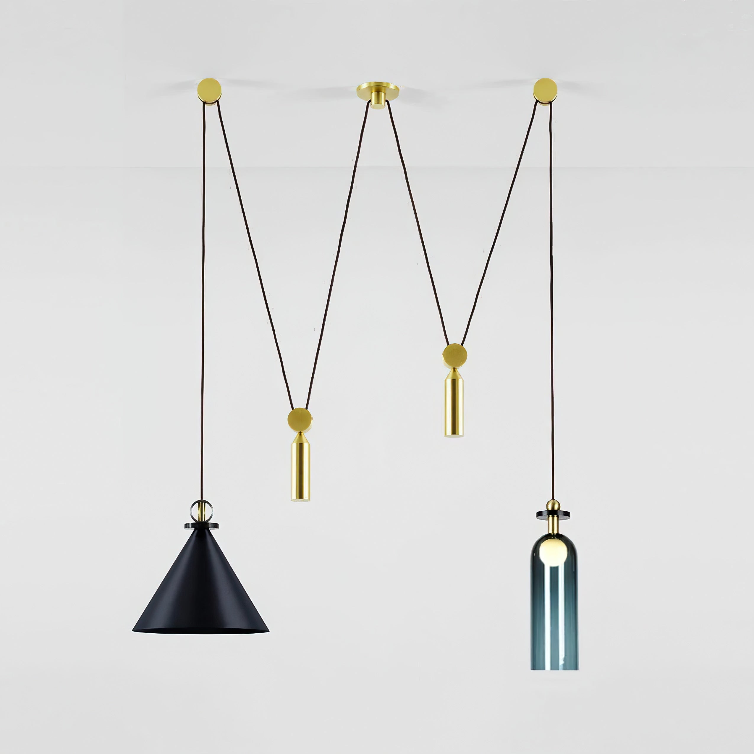 Lustra Chandelier Geometric Shape Art - Letslighting