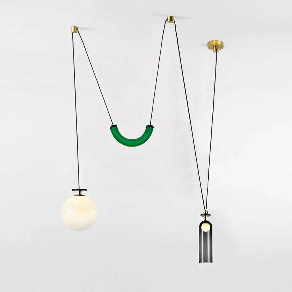 Lustra Chandelier Geometric Shape Art - Letslighting