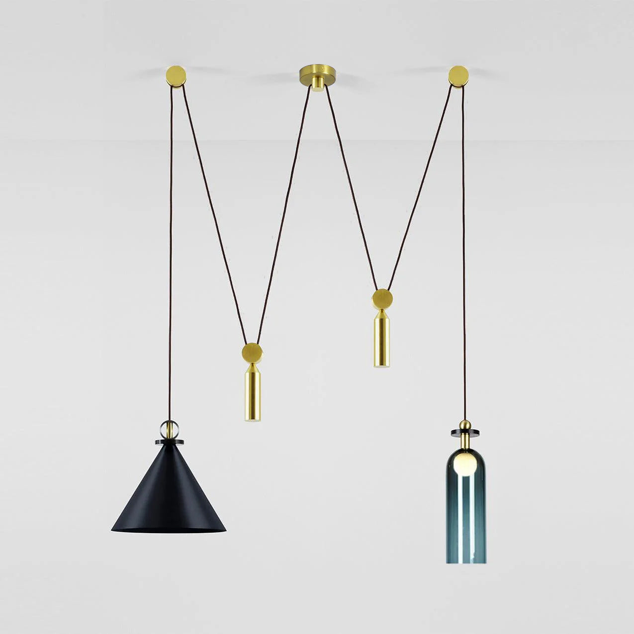 Lustra Chandelier Geometric Shape Art - Letslighting