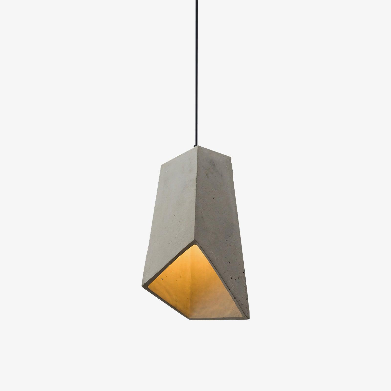 Geo Industrial Cement Pendant Light - Letslighting