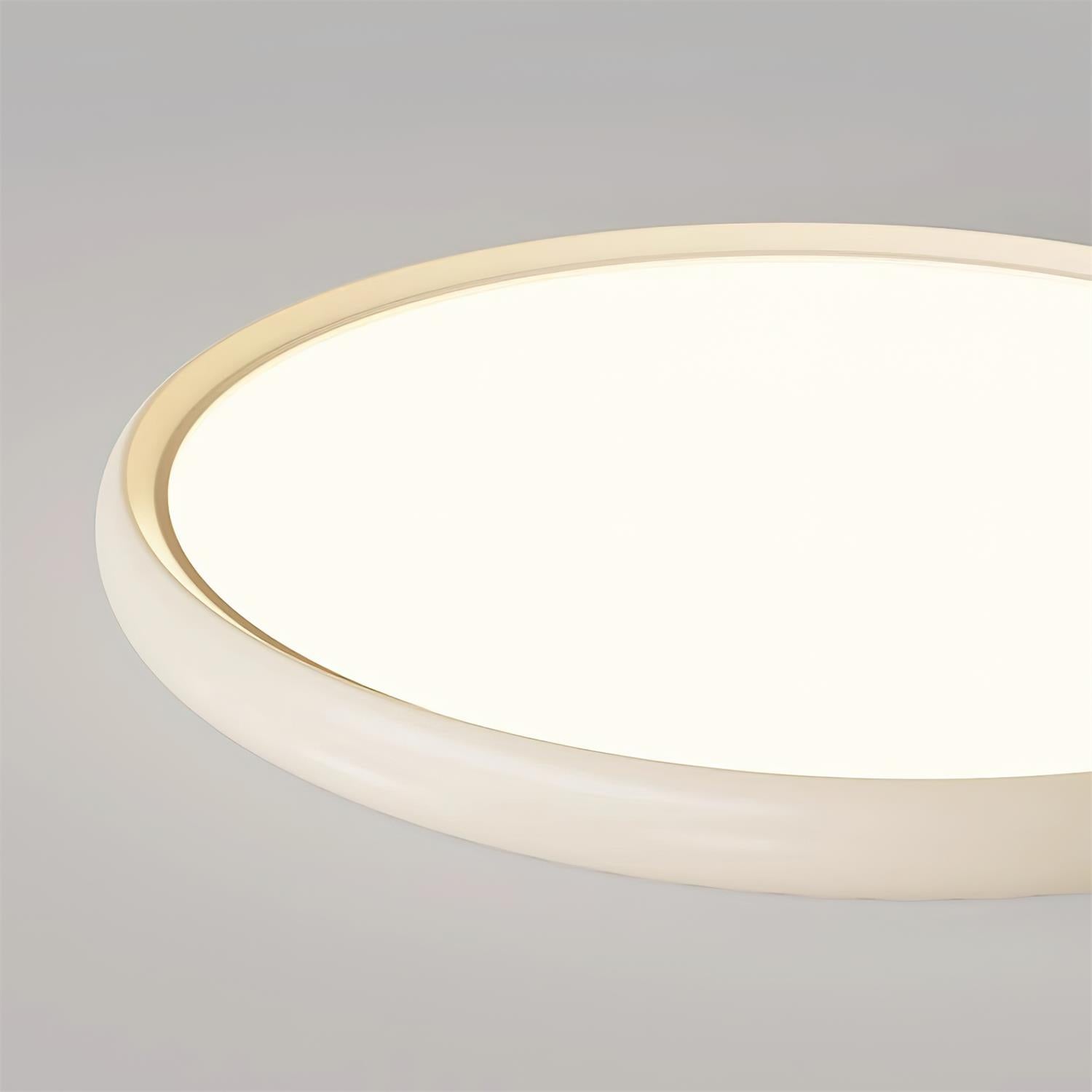 Geos Ceiling Light Wood Tone Circular LED - Letslighting