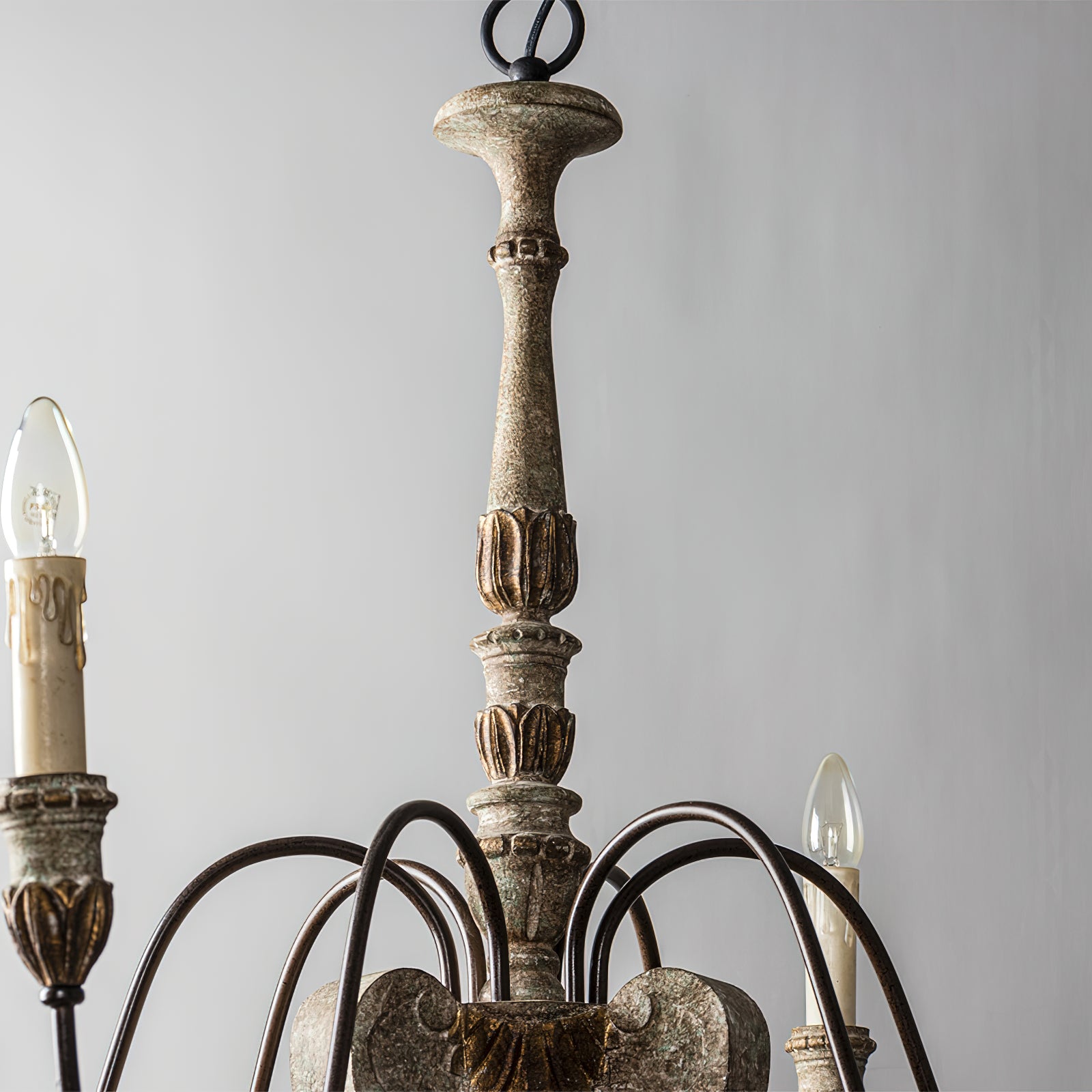 Geovanna Vintage Industrial Solid Chandelier - Letslighting