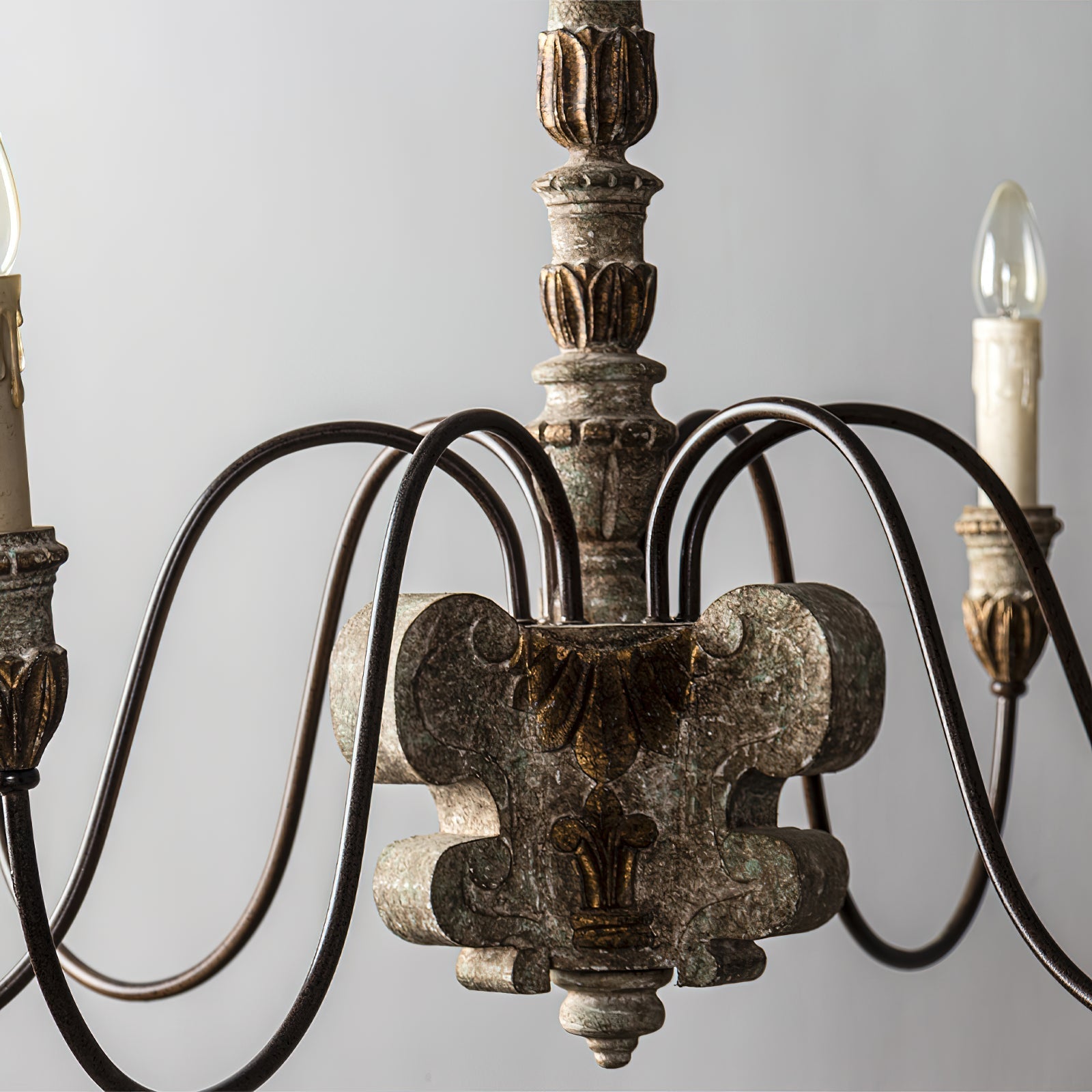 Geovanna Vintage Industrial Solid Chandelier - Letslighting
