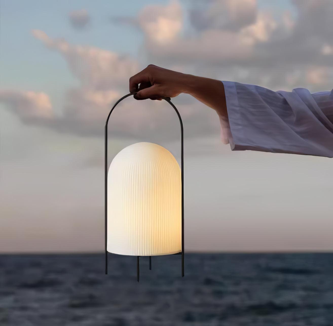 Firaie Glass Minimalist Table Lamp - Letslighting