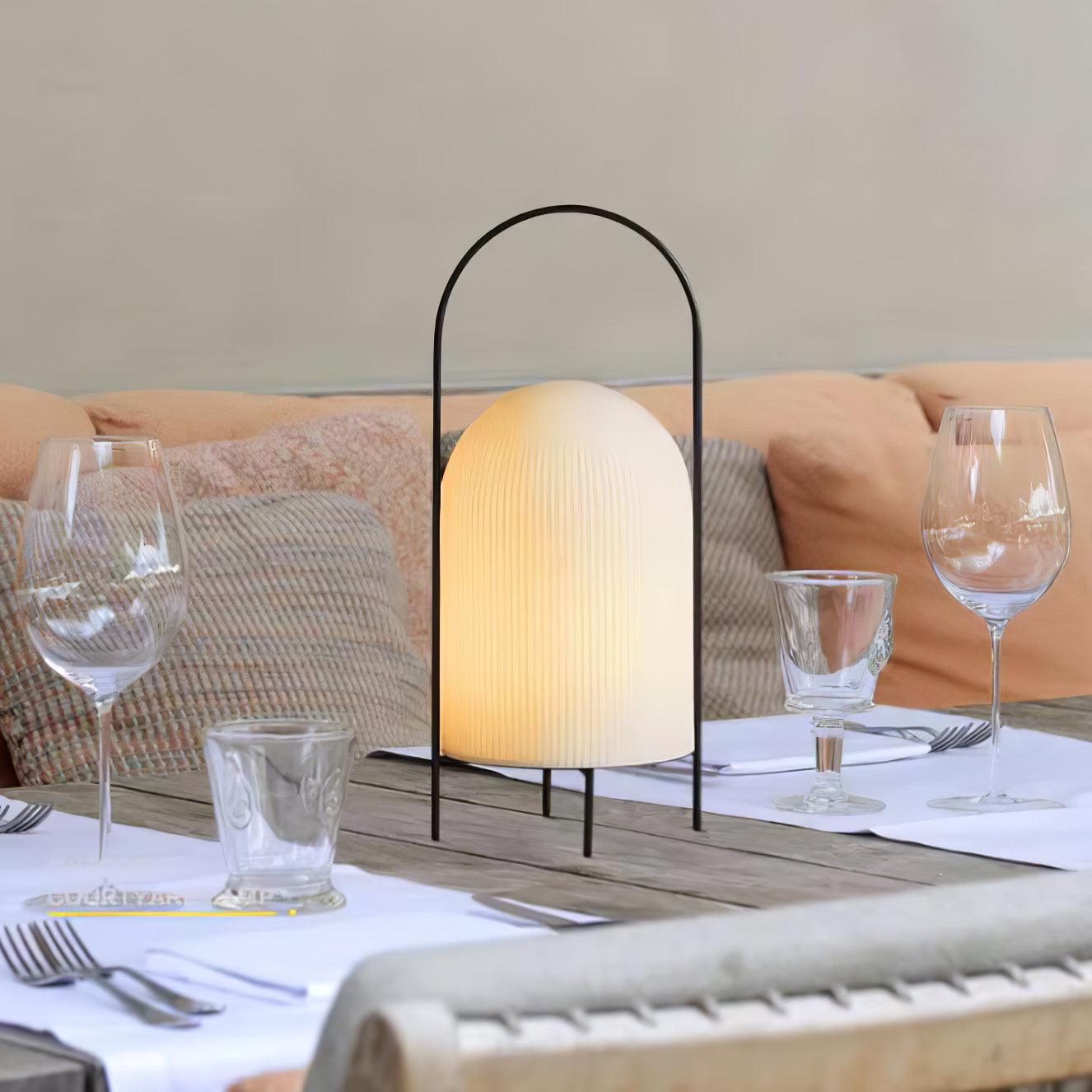 Firaie Glass Minimalist Table Lamp - Letslighting