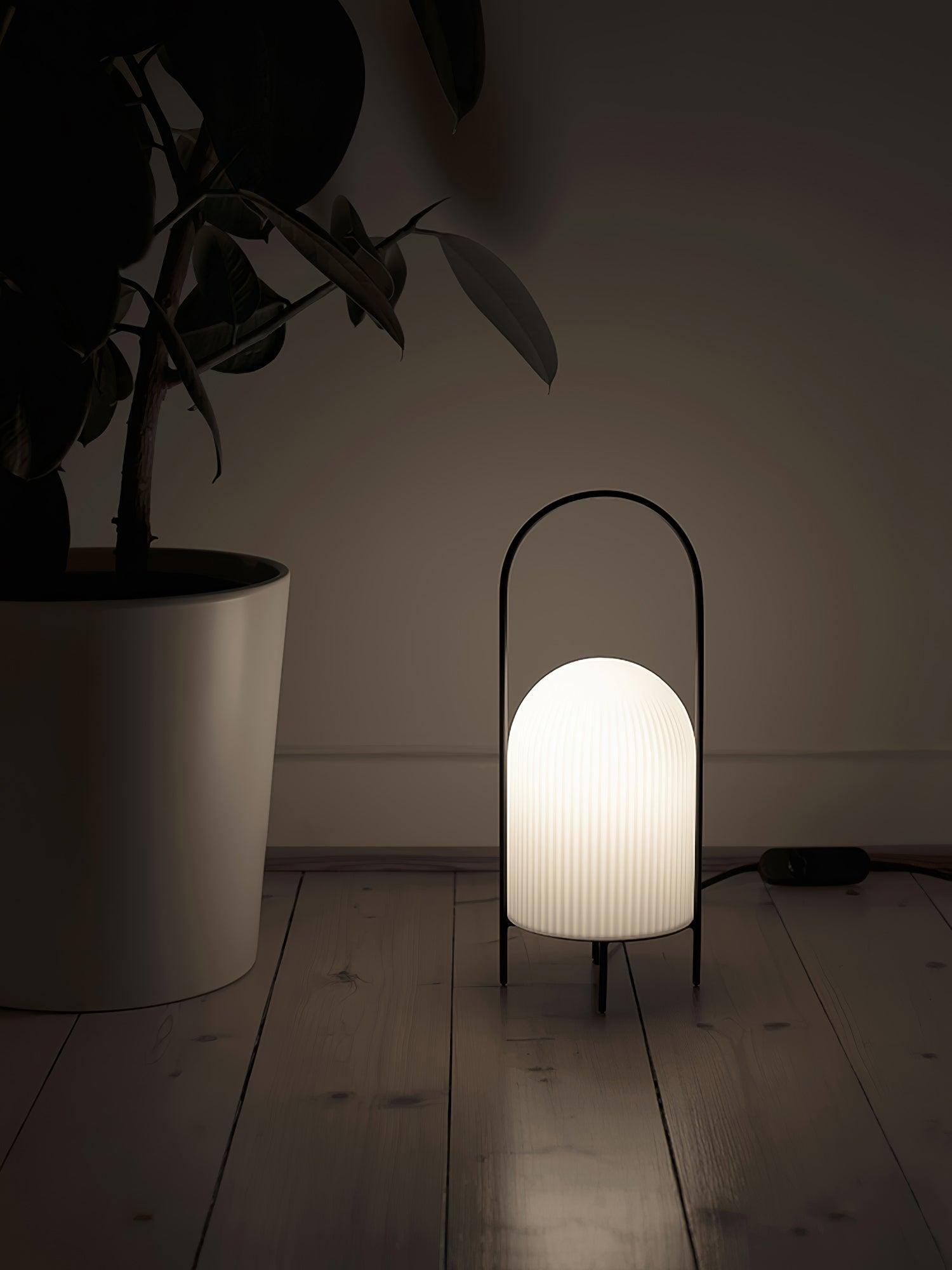 Firaie Glass Minimalist Table Lamp - Letslighting