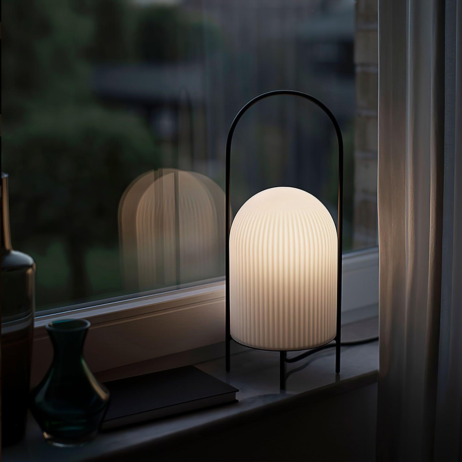 Firaie Glass Minimalist Table Lamp - Letslighting