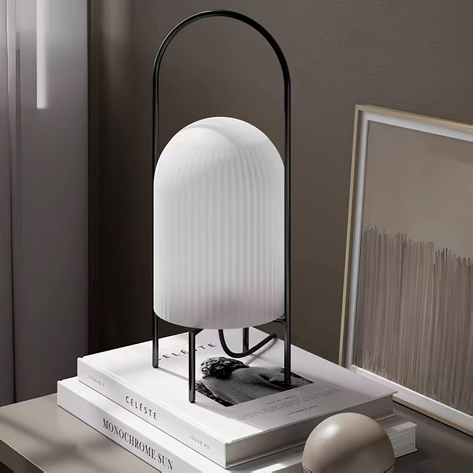 Firaie Glass Minimalist Table Lamp - Letslighting