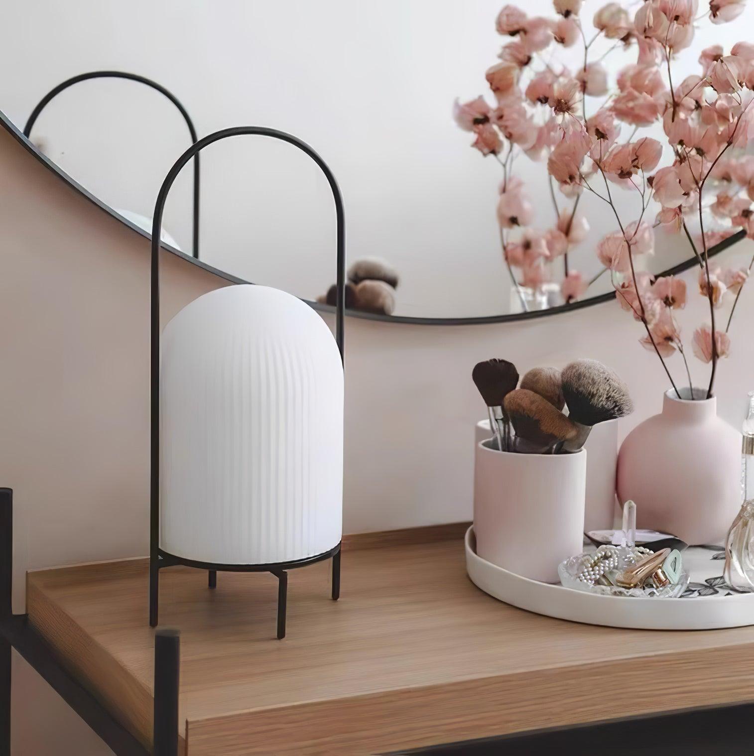 Firaie Glass Minimalist Table Lamp - Letslighting