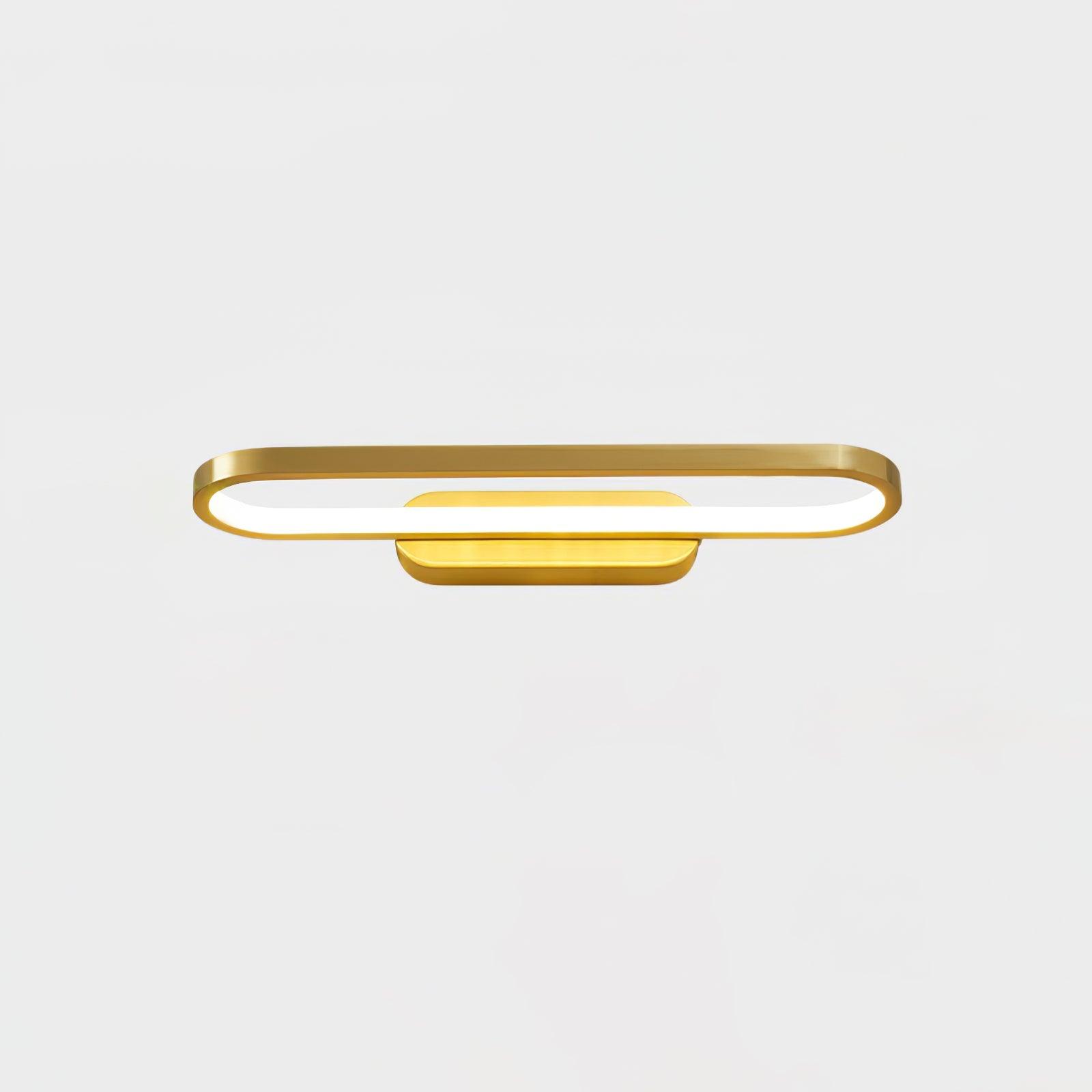 Plana Modern Minimalist LED Brass Wall Light - Letslighting