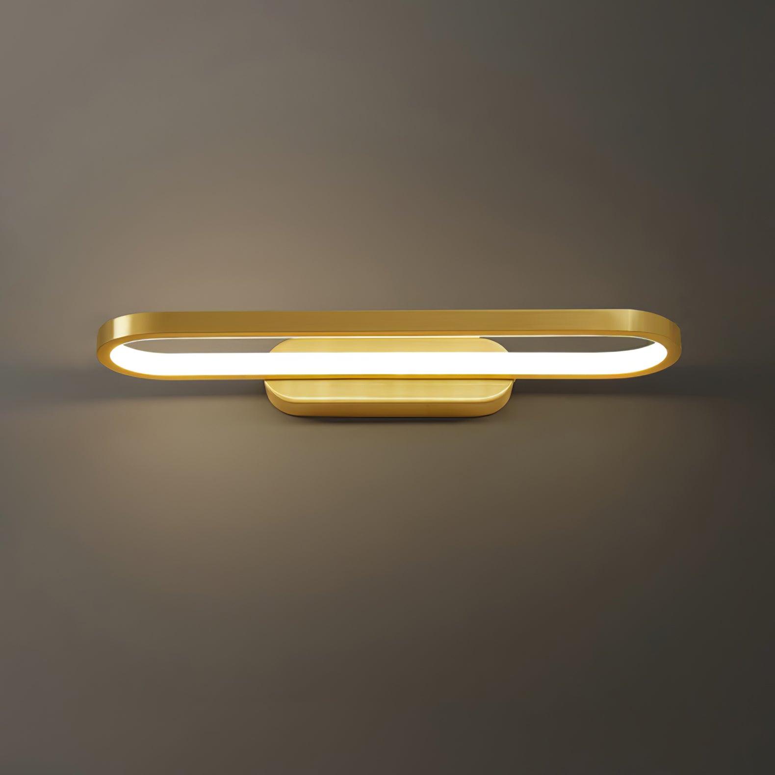 Plana Modern Minimalist LED Brass Wall Light - Letslighting