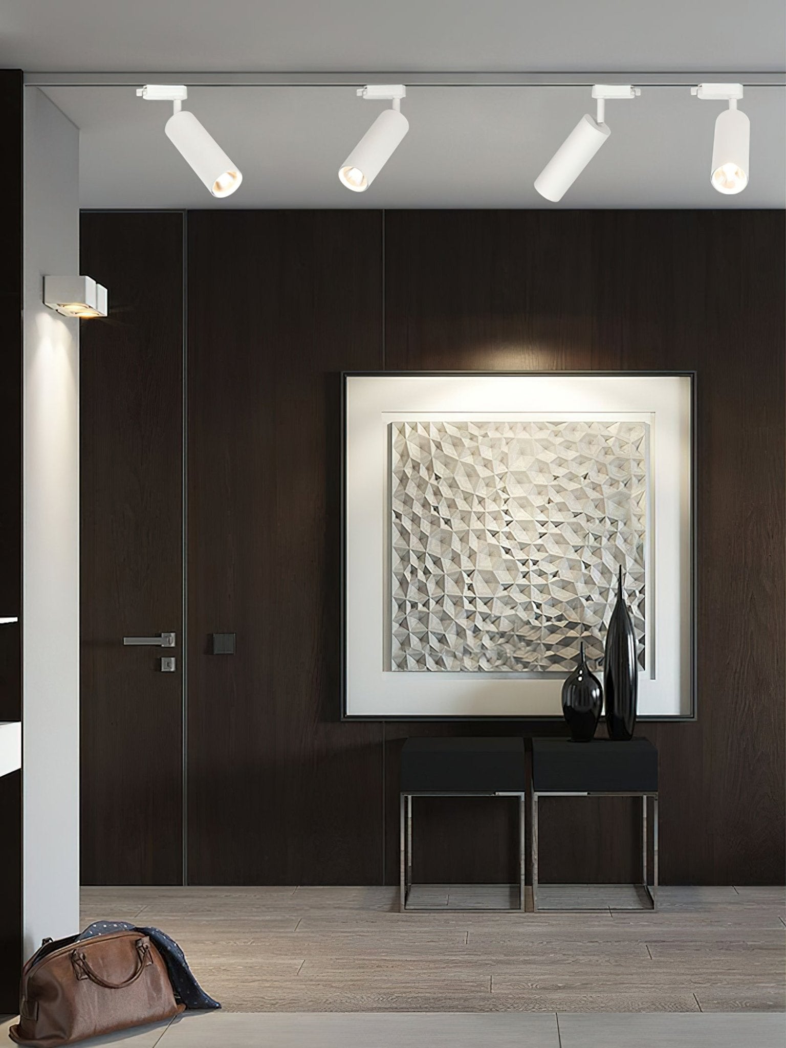 Gilded Track Light Gilded Cylindrical for Living Room - Letslighting