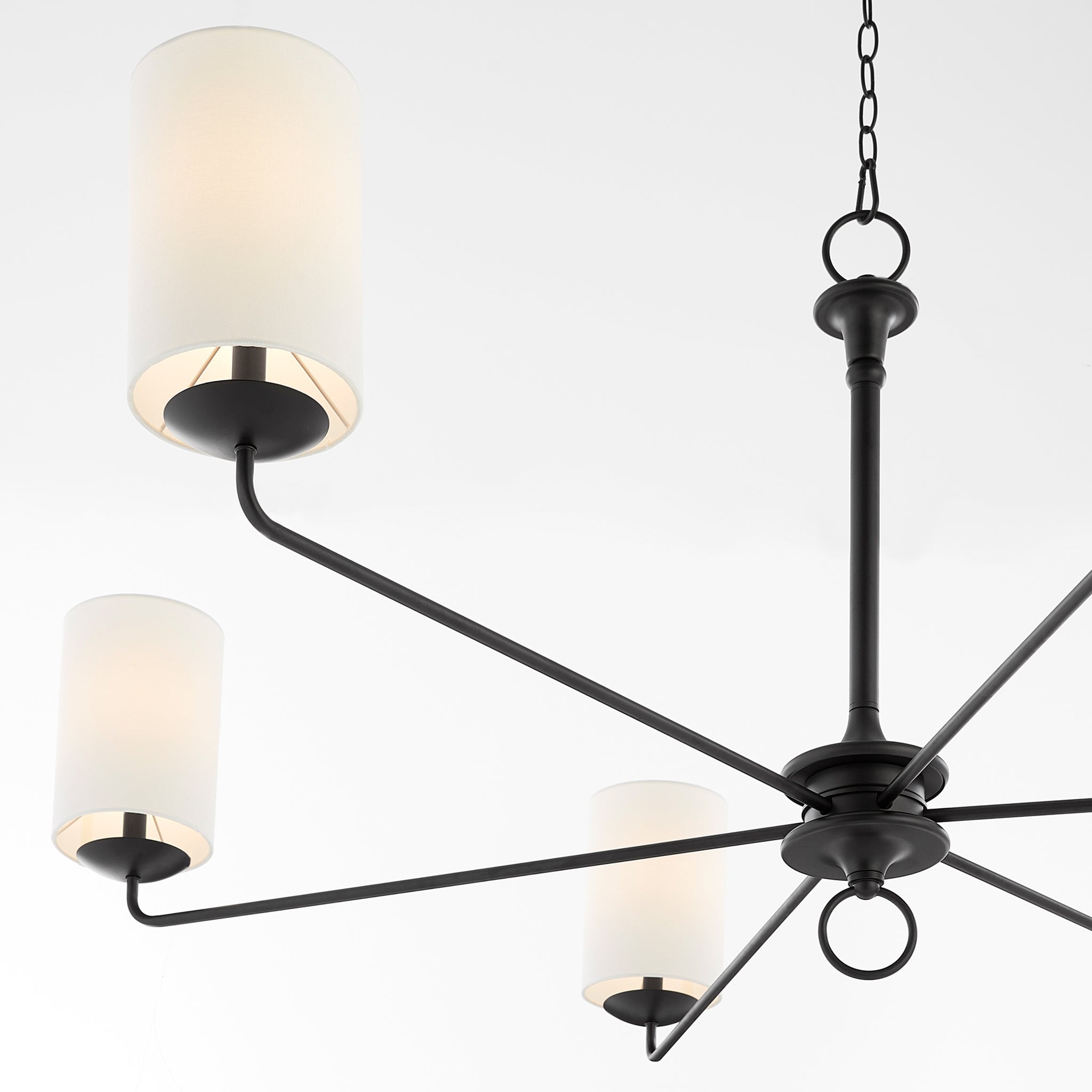 Olthean Vintage Industrial Brass Fabric Chandelier - Letslighting
