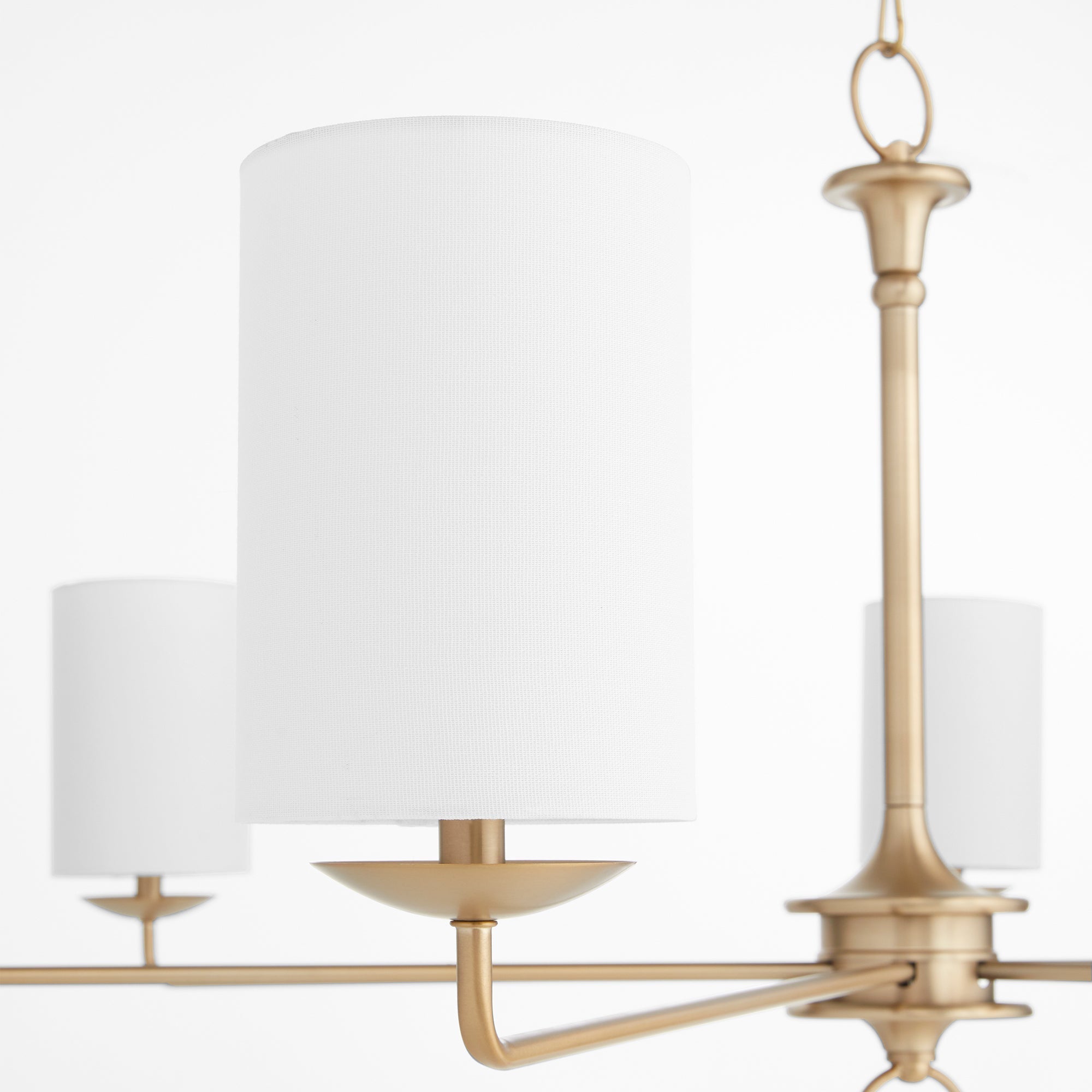 Olthean Vintage Industrial Brass Fabric Chandelier - Letslighting