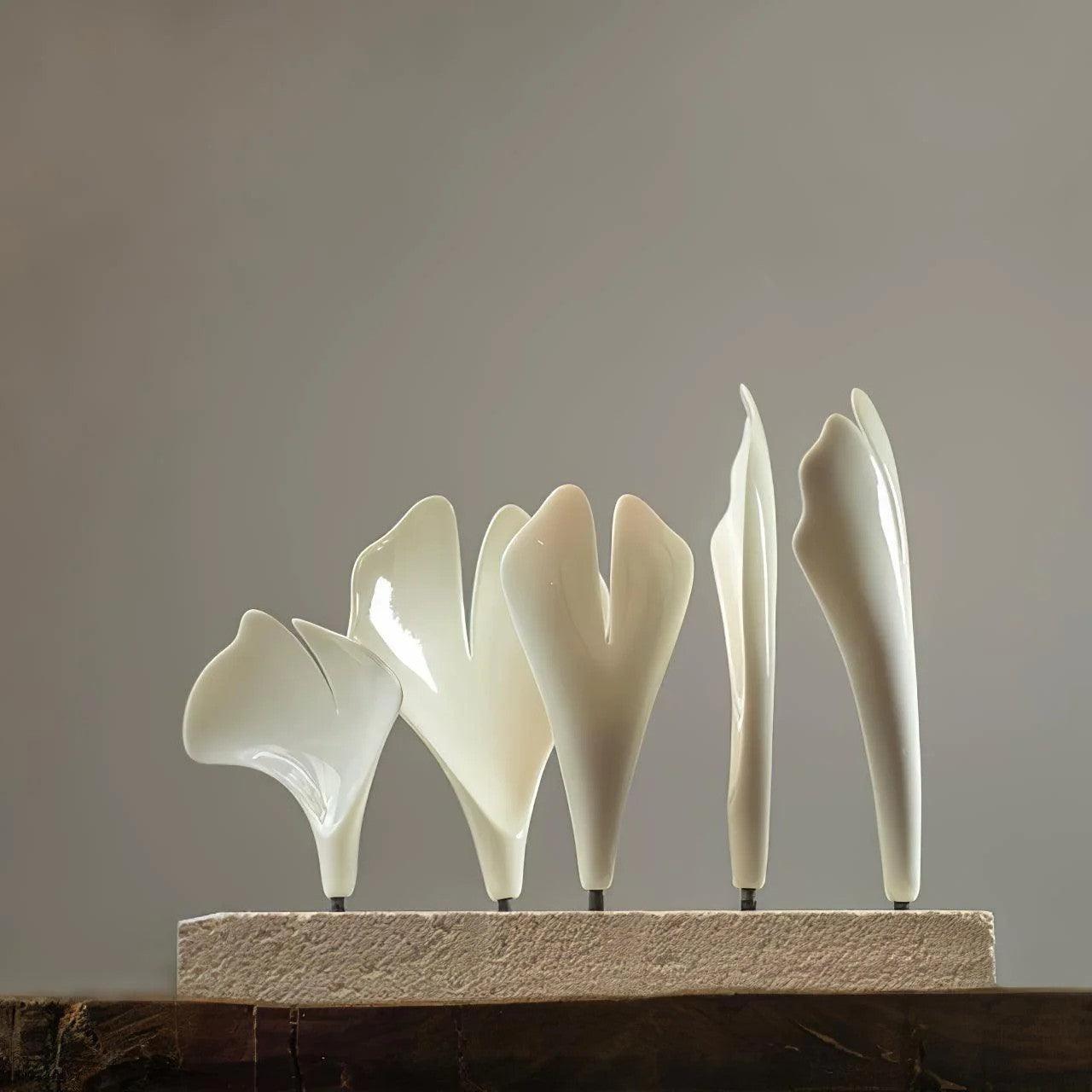 Olivia Ceramic Gingko Chandelier Firefly Art Design - Letslighting