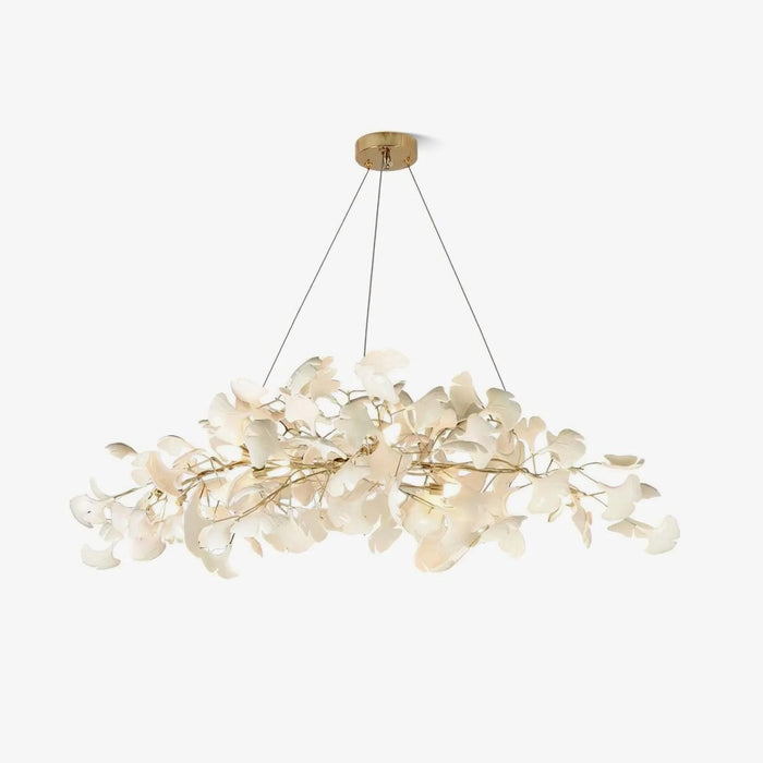 ChandelierGingko Art Deco Bent Downwards | Letslighting