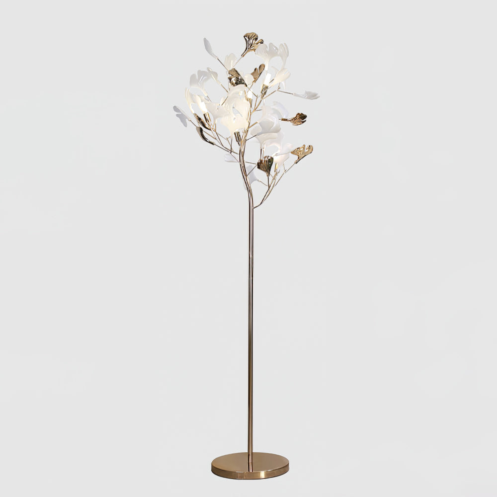 Olivia Gingko Ceramics Floor Lamp - Letslighting