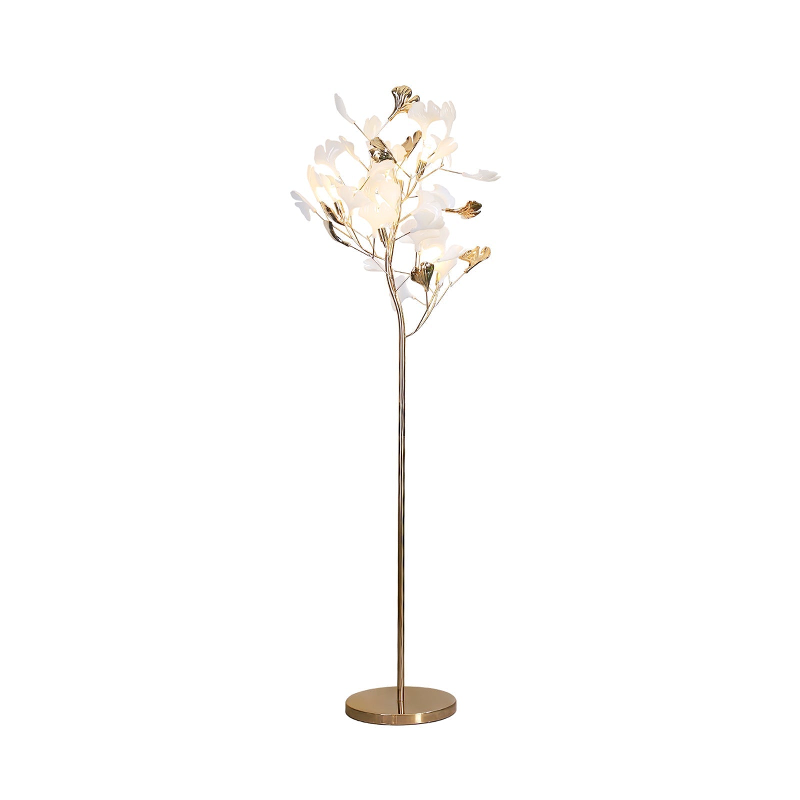 Olivia Gingko Ceramics Floor Lamp - Letslighting