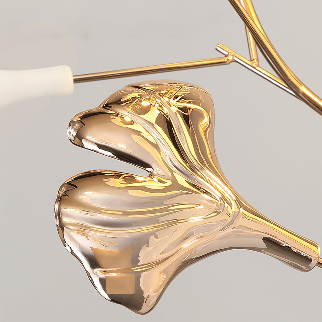 Olivia Gingko Ceramics Floor Lamp - Letslighting