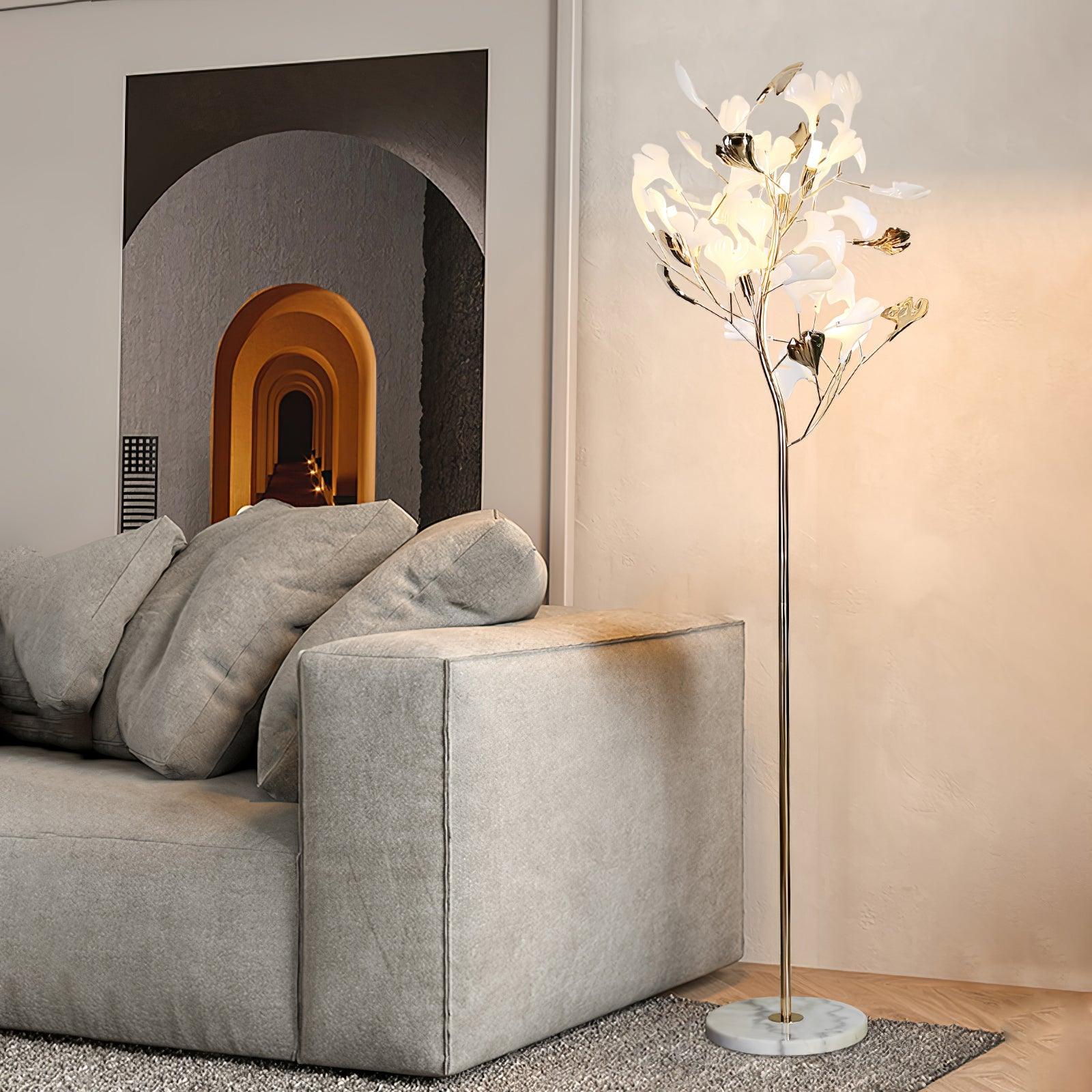 Anoren Luxury Floral Floor Lamp - Letslighting