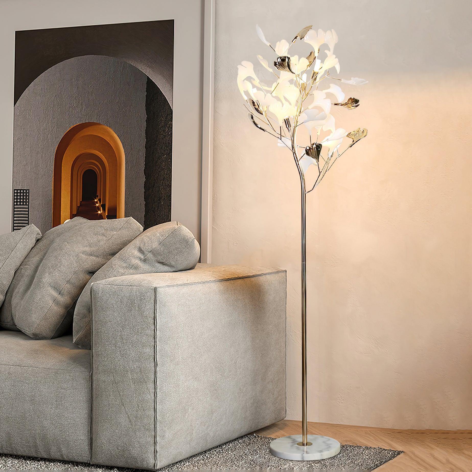Anoren Luxury Floral Floor Lamp - Letslighting