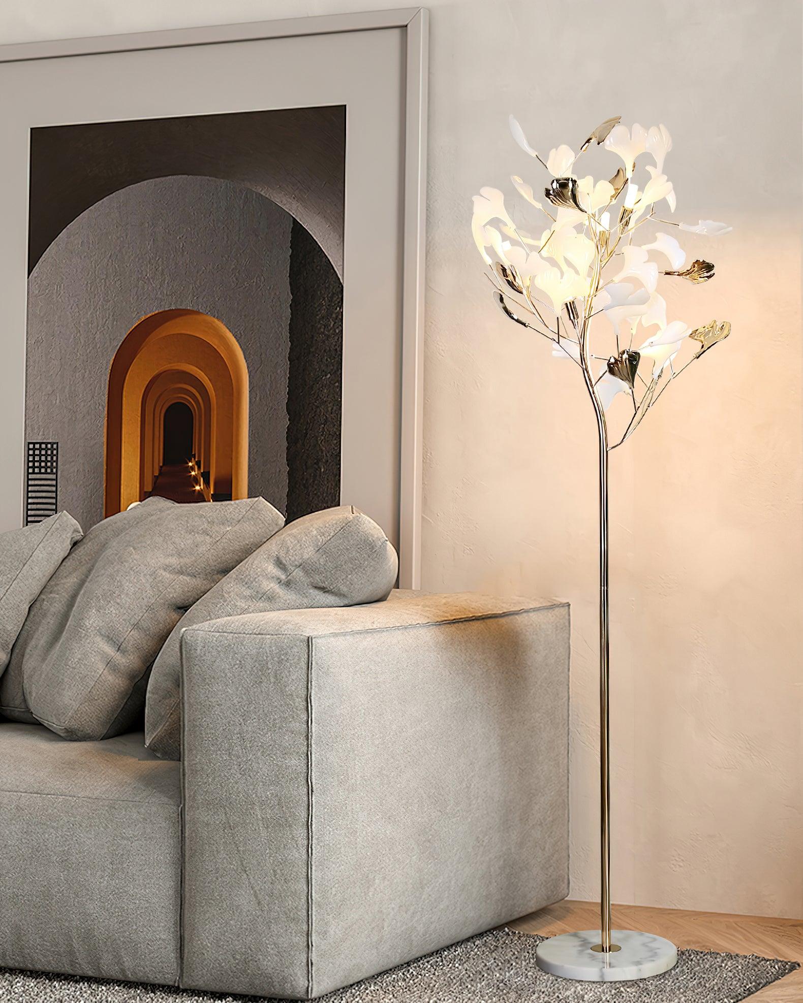Anoren Luxury Floral Floor Lamp - Letslighting