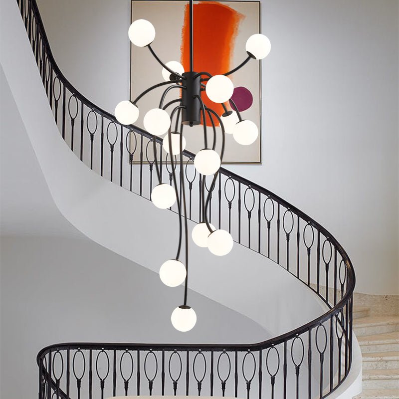 Astralyn Brass Globe Chandelier - Letslighting