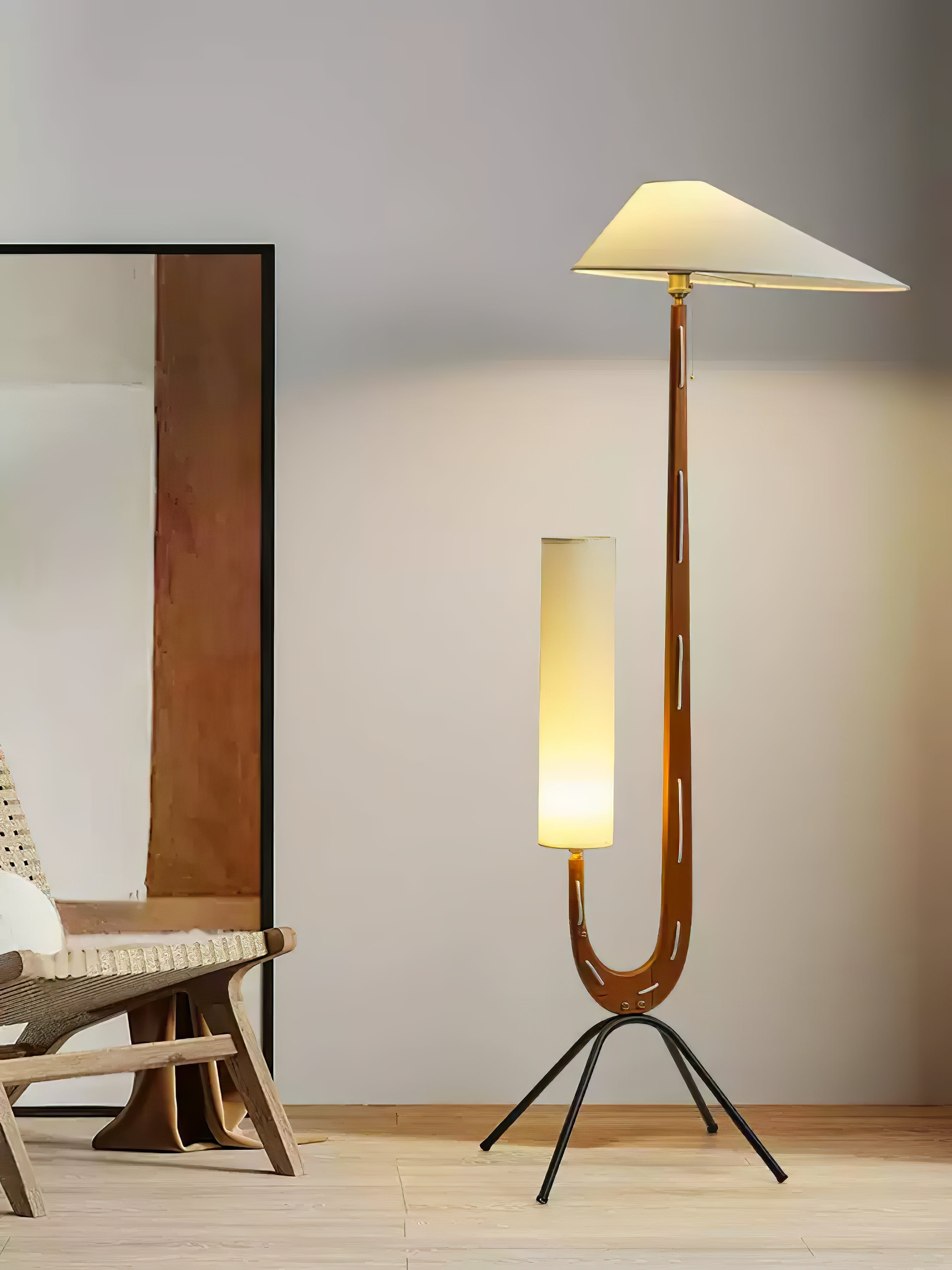 Novael Fabric Scandinavian Floor Lamp - Letslighting