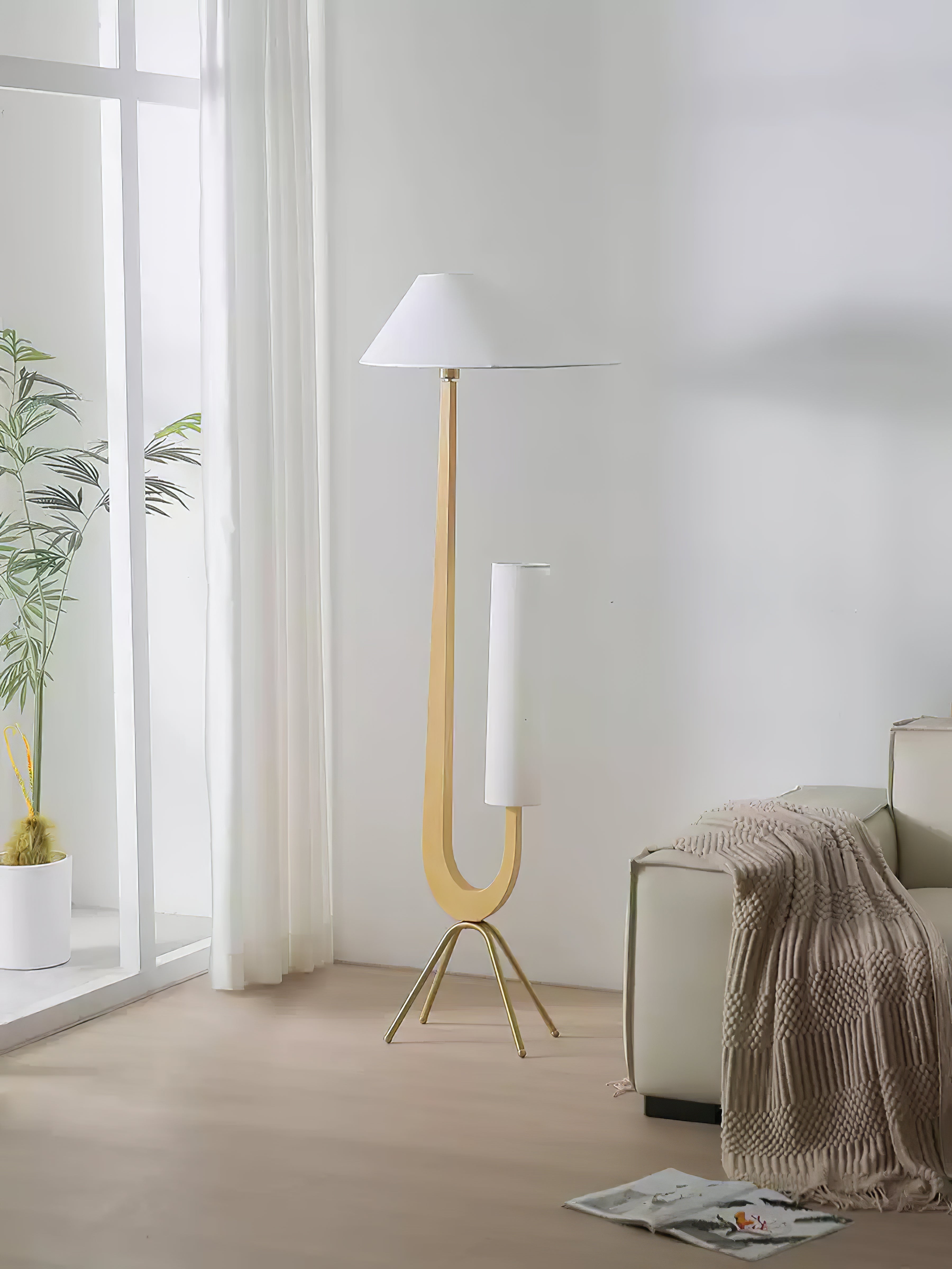 Novael Fabric Scandinavian Floor Lamp - Letslighting