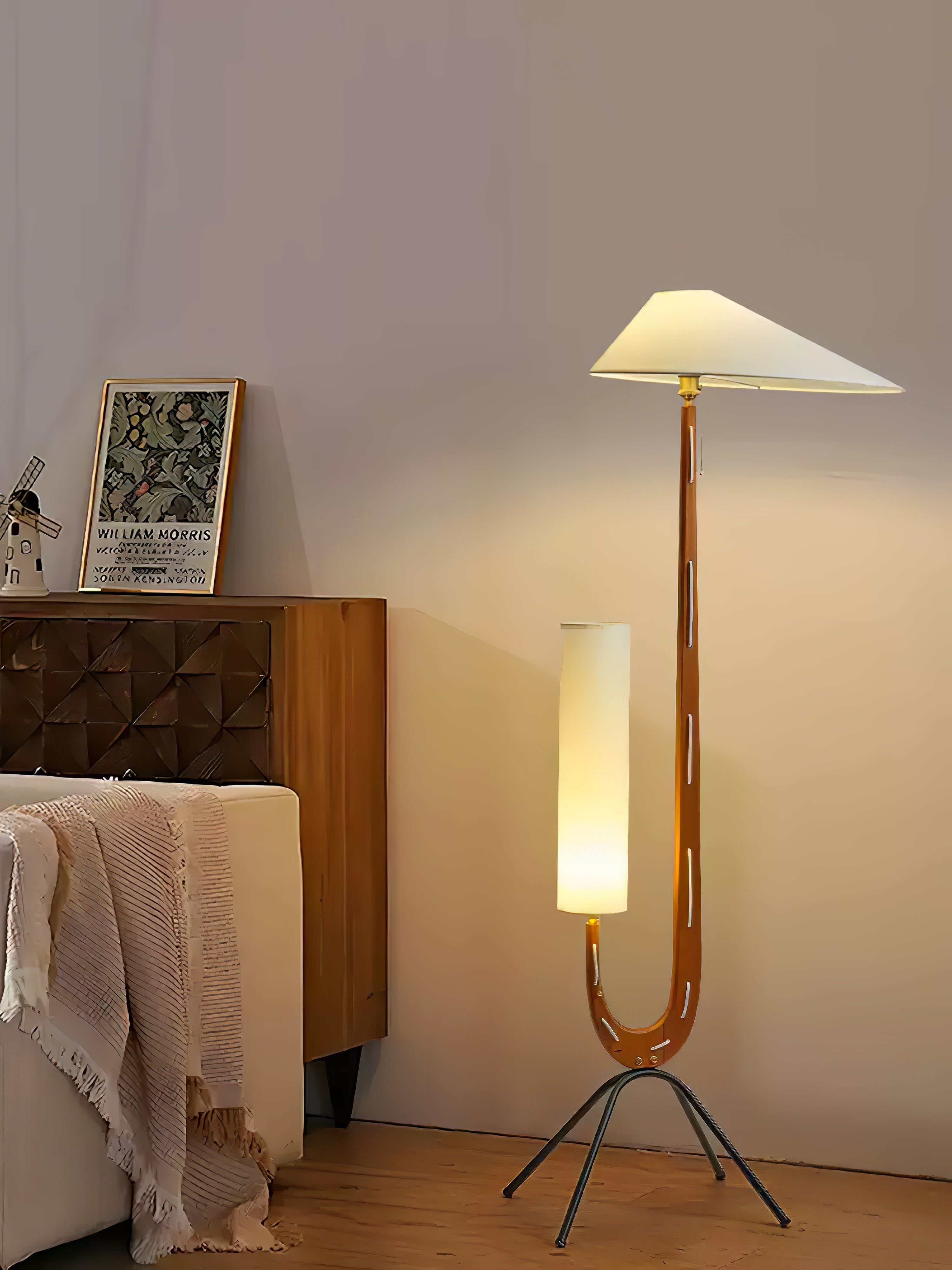 Novael Fabric Scandinavian Floor Lamp - Letslighting