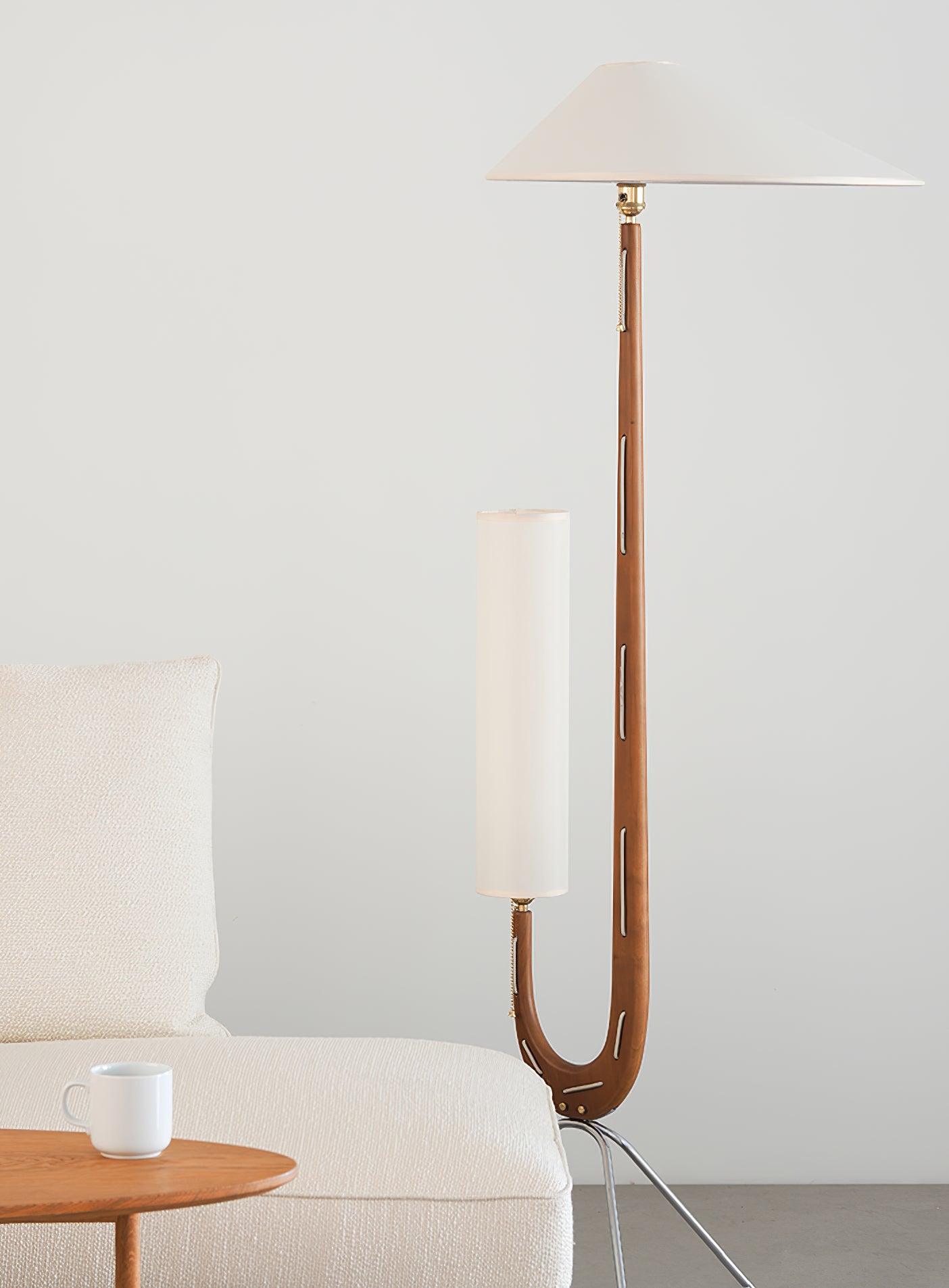 Novael Fabric Scandinavian Floor Lamp - Letslighting