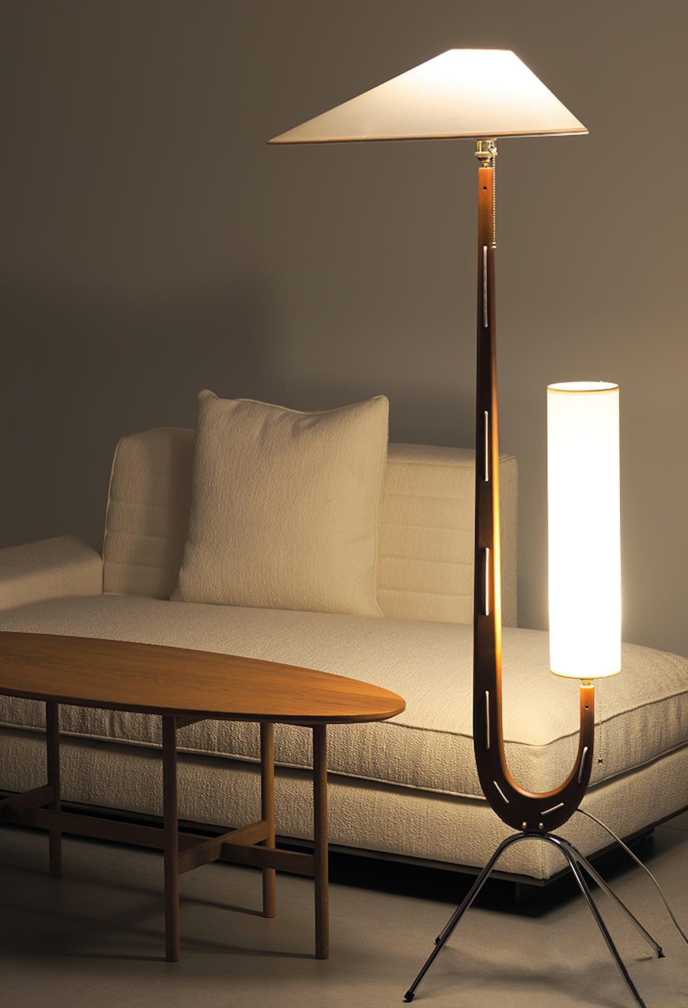 Novael Fabric Scandinavian Floor Lamp - Letslighting