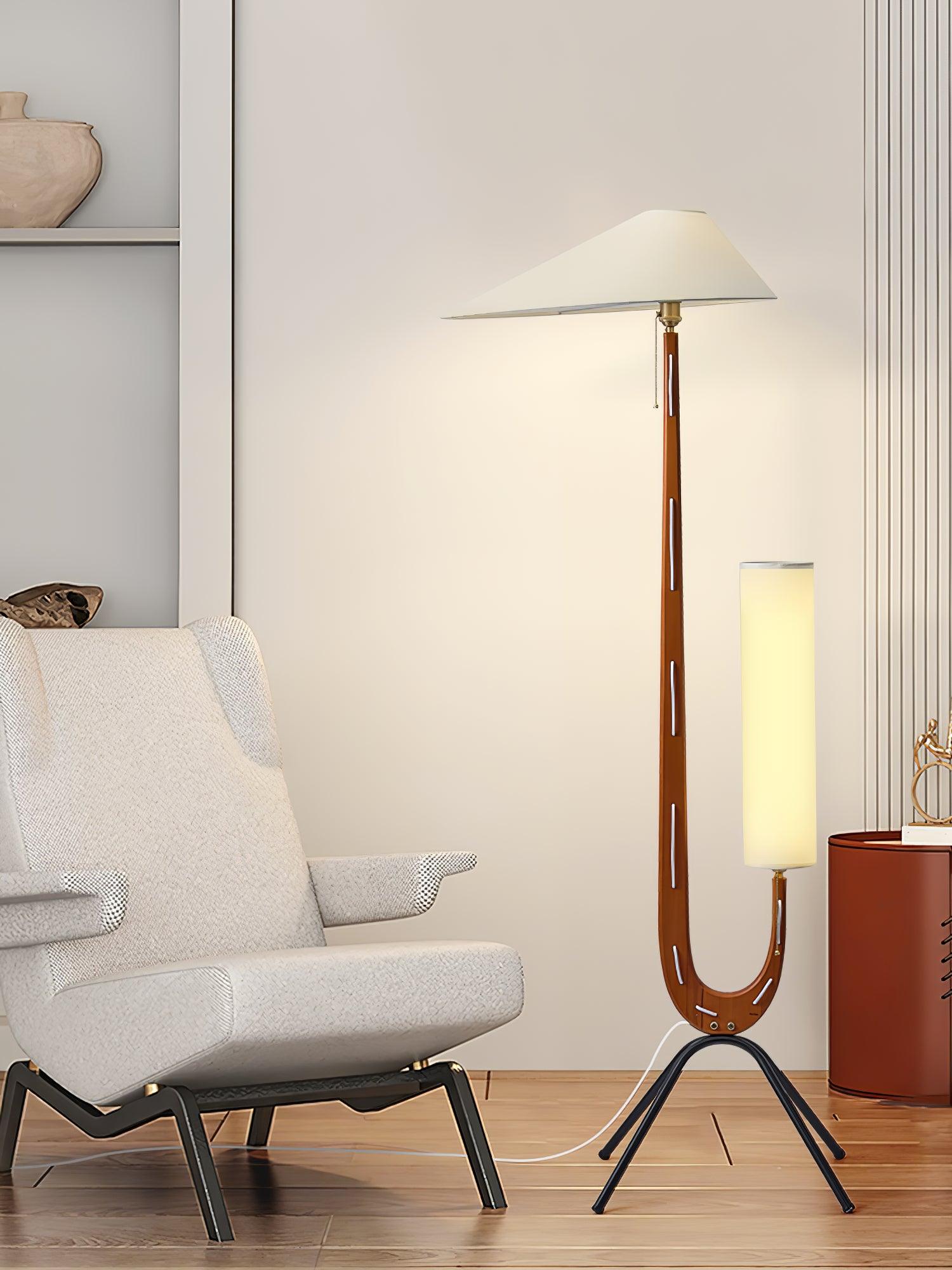 Novael Fabric Scandinavian Floor Lamp - Letslighting