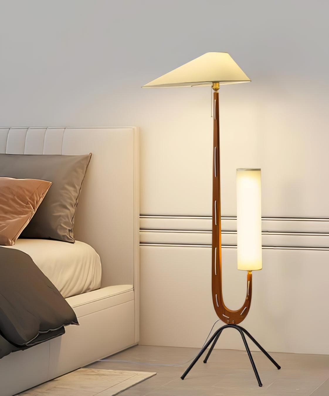 Novael Fabric Scandinavian Floor Lamp - Letslighting